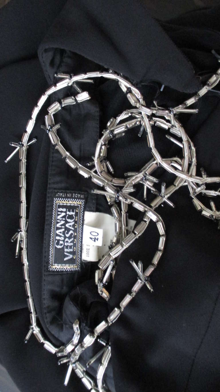 Gianni Versace - Robe avec bretelles perlées  en vente 5