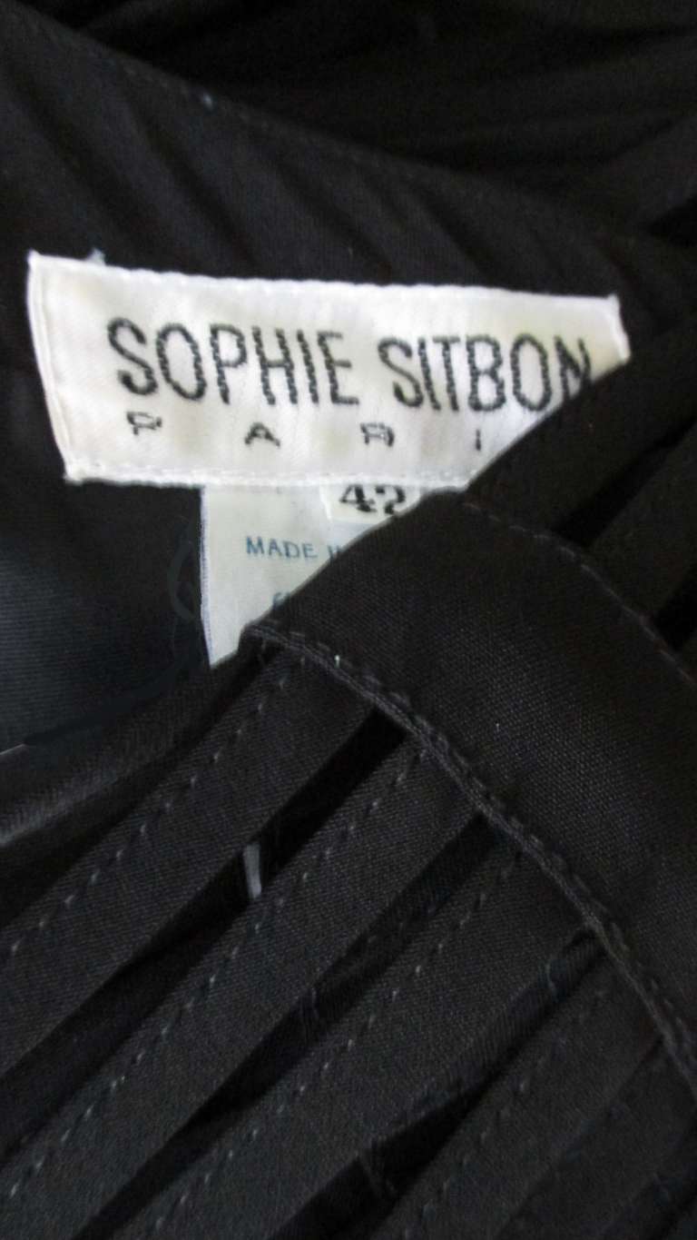 Sophie Sitbon Vintage Cage Sleeve Dress 1990q For Sale 4