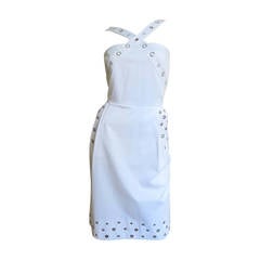 Jean Paul Gaultier Cross Back Dress With Grommets 11