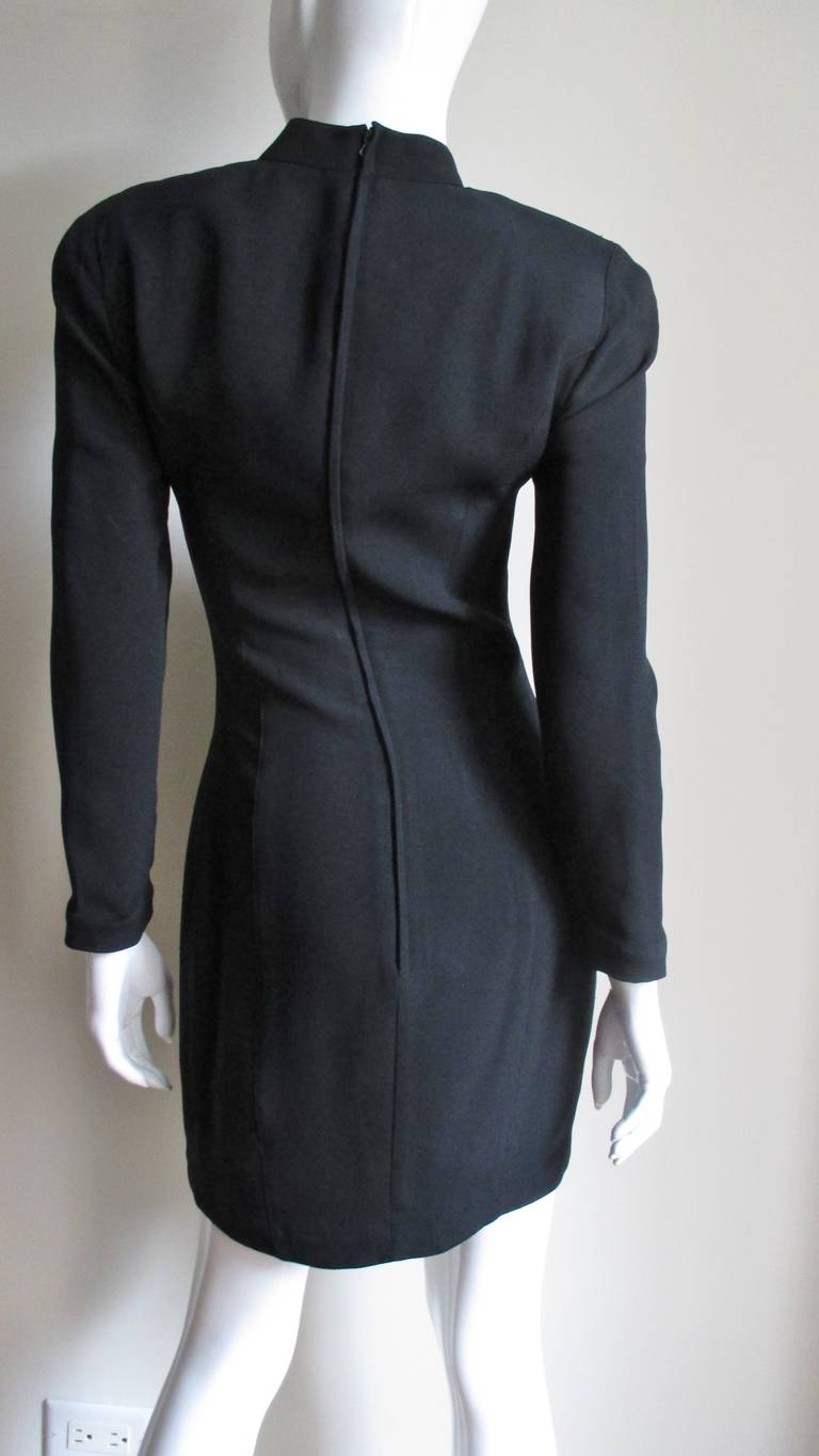 Women's Thierry Mugler Dress with Front Cut out For Sale