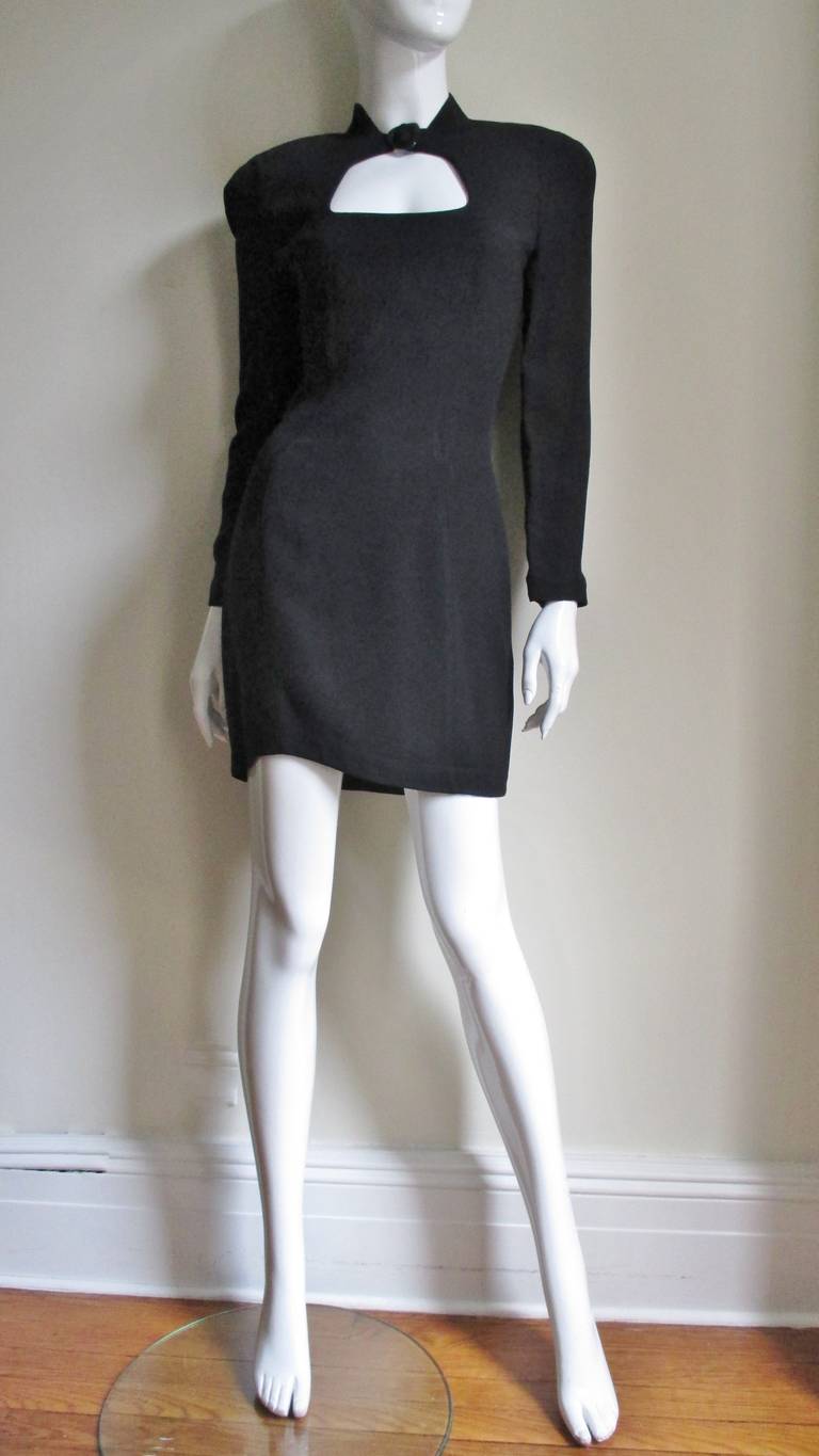 Thierry Mugler Dress with Cut out In Excellent Condition For Sale In Water Mill, NY