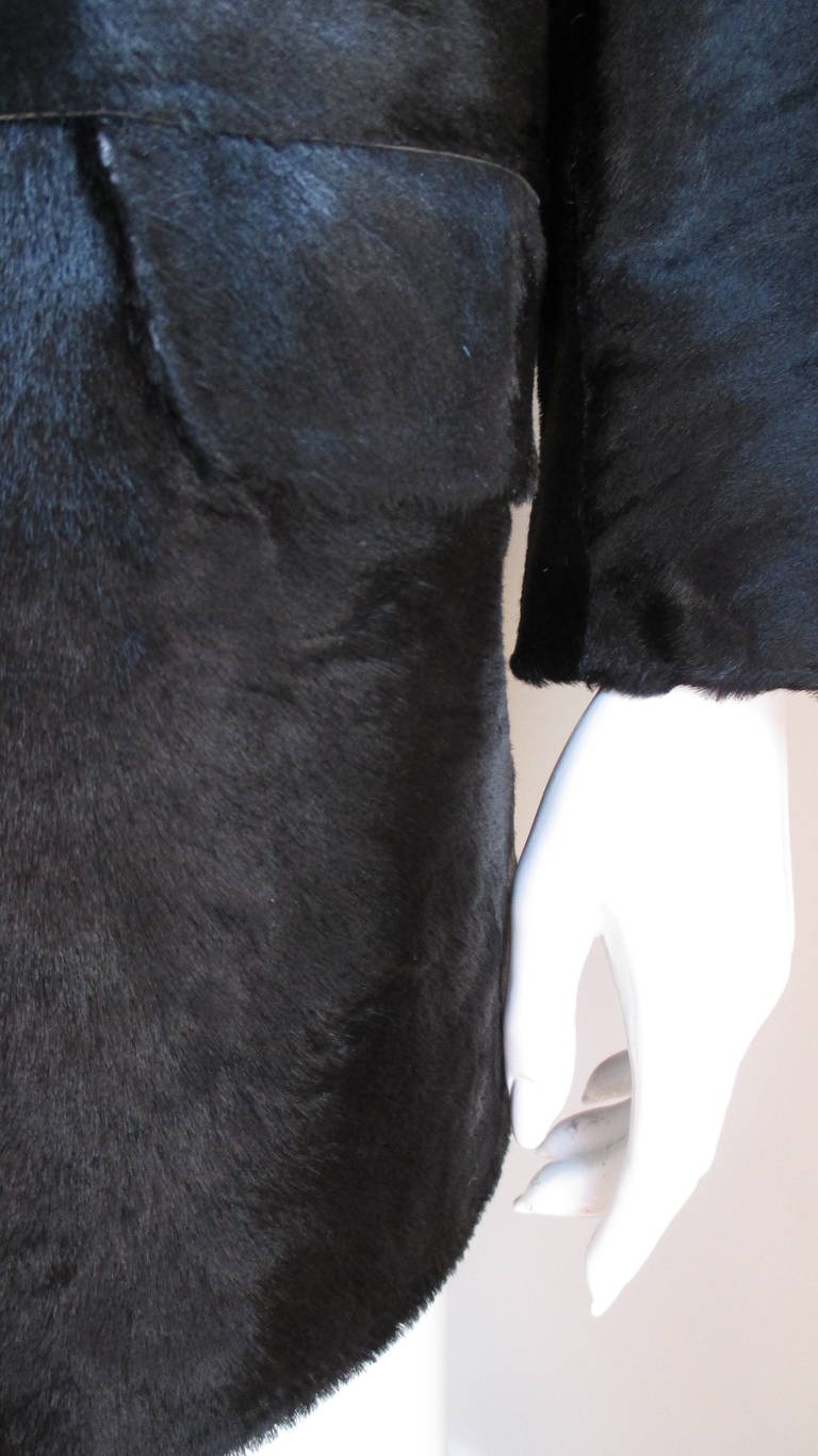 Women's Vintage Gianni Versace Pony Fur Jacket