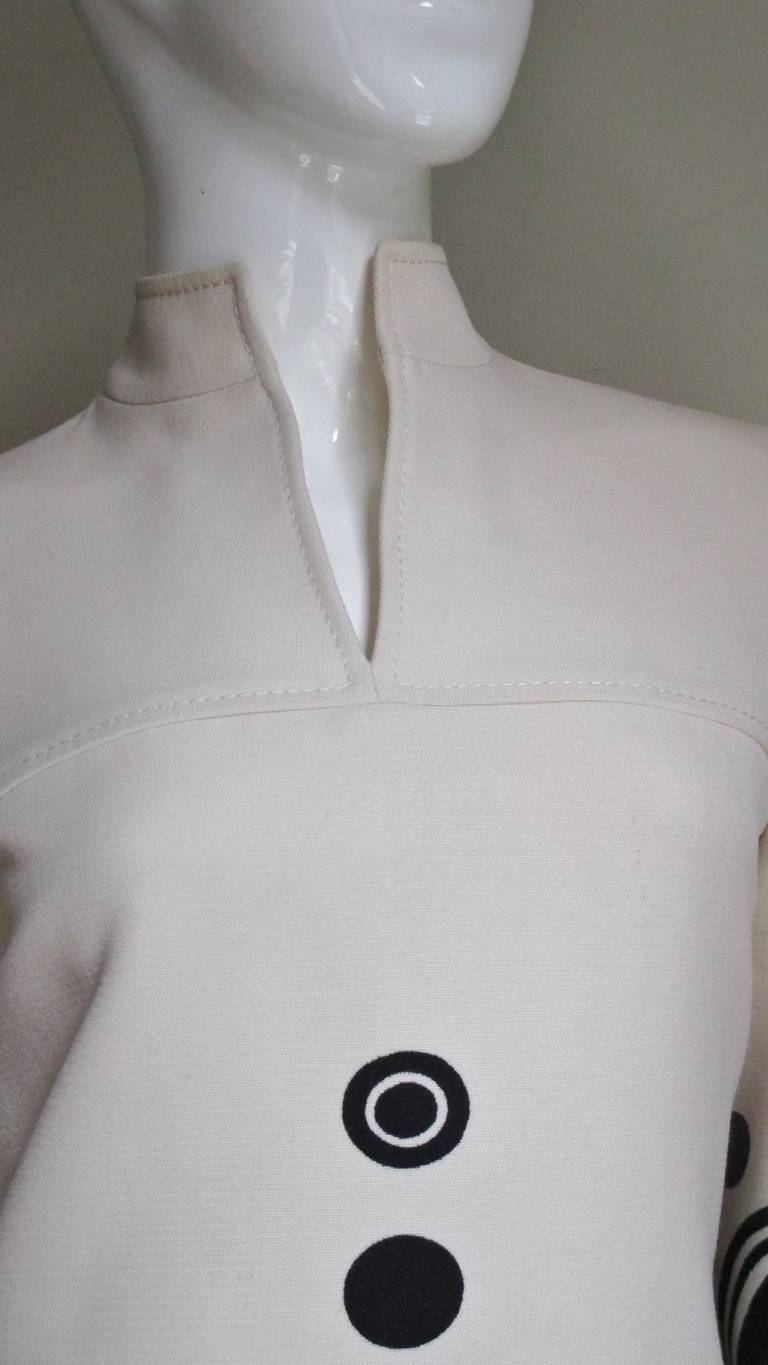 1960's Fab Mod Louis Feraud Tunic