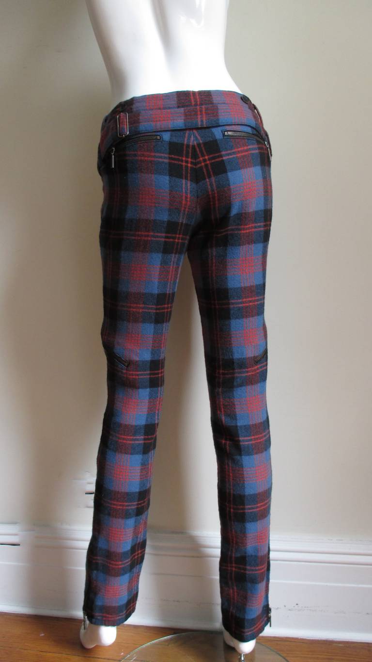 Mcqueen Flannel Pants & Belted Skirt 1