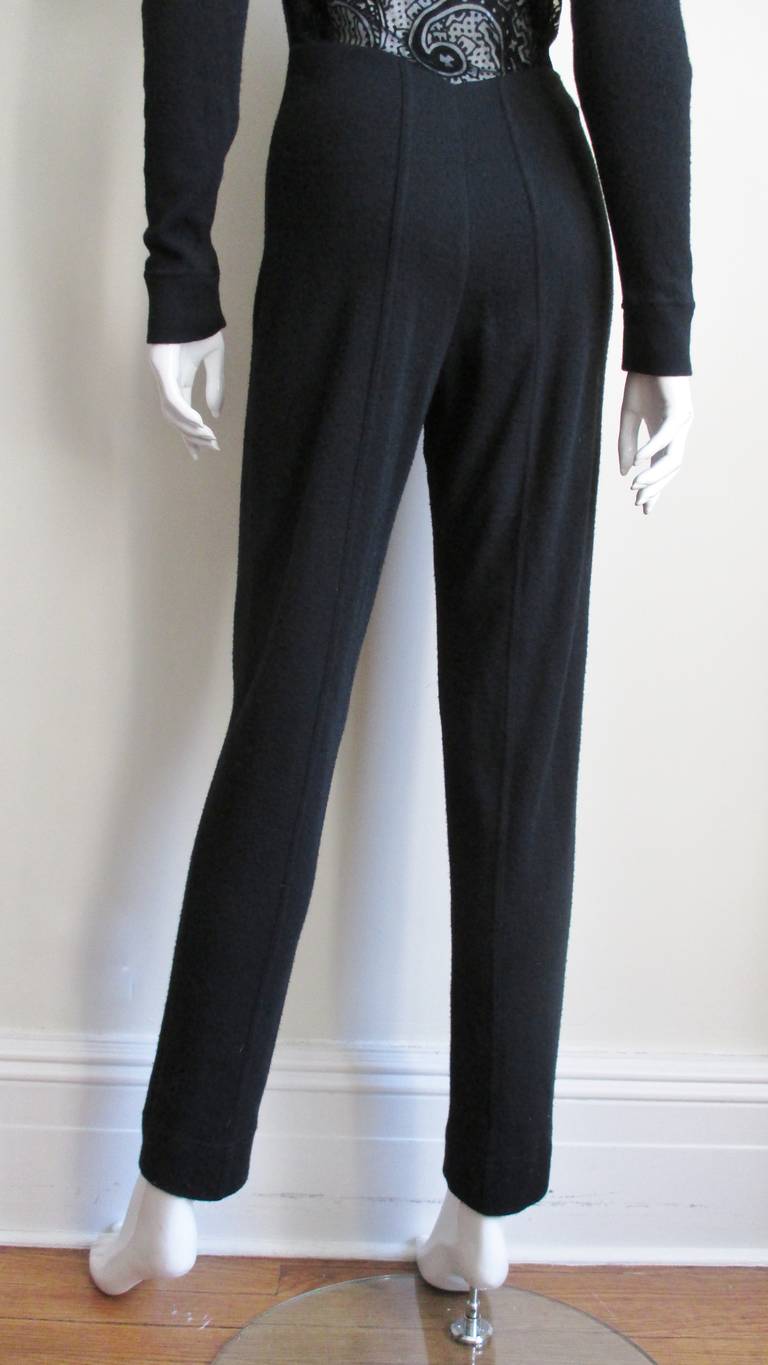  Byblos Jumpsuit with Lace Back In Good Condition In Water Mill, NY