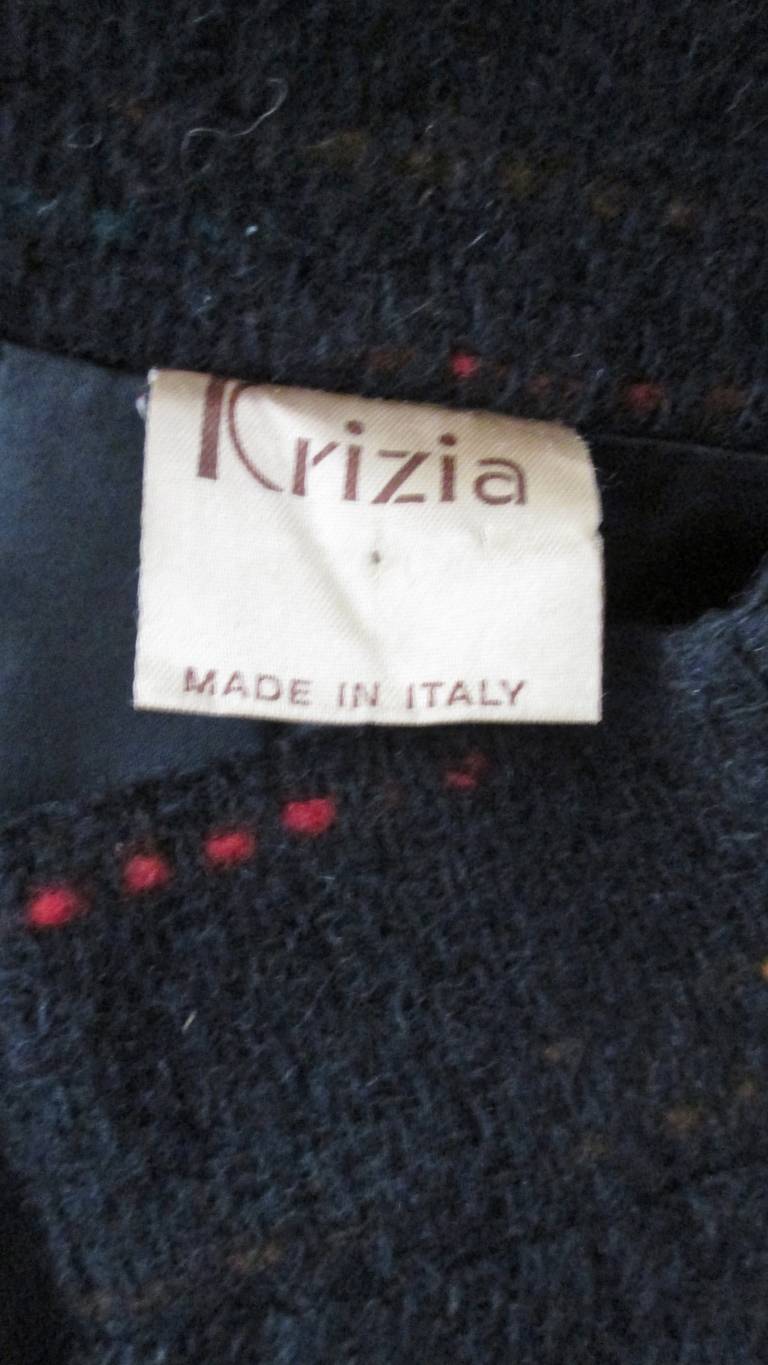 Krizia 1980s Ruffle Sleeve Jacket 7