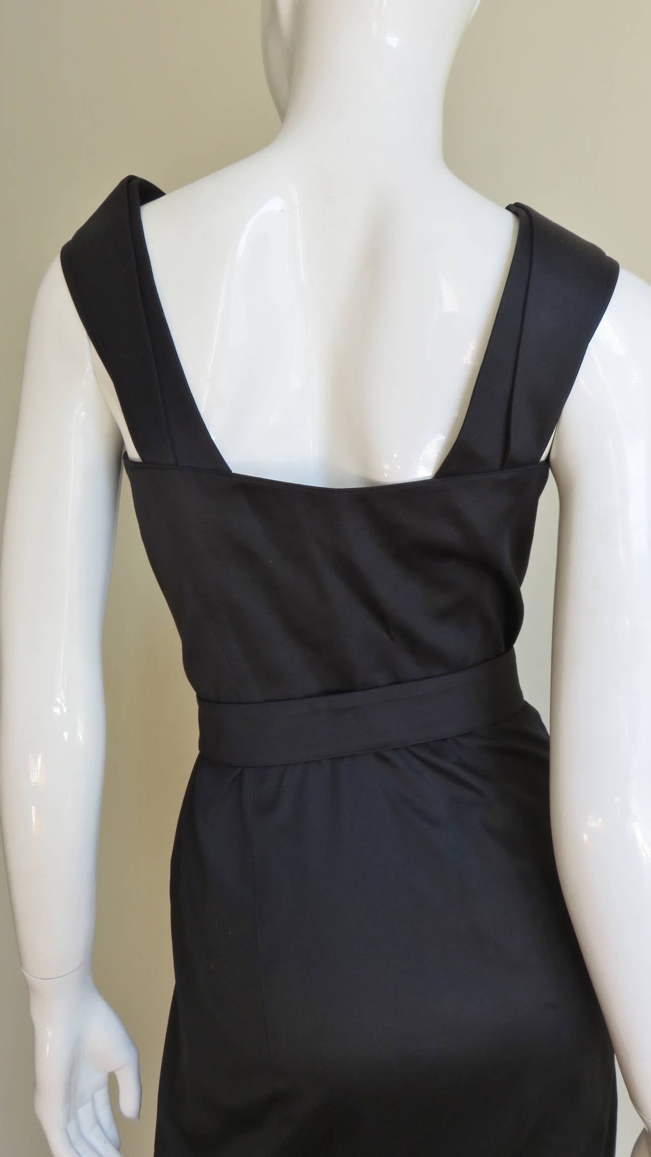 Thierry Mugler Dress With Hardware and Belt For Sale 1