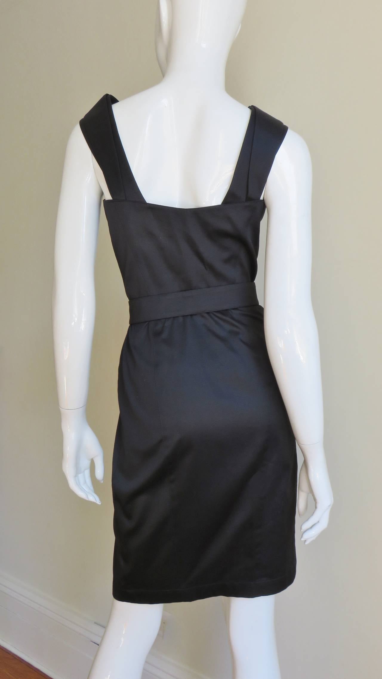 Women's Thierry Mugler Dress With Hardware and Belt For Sale