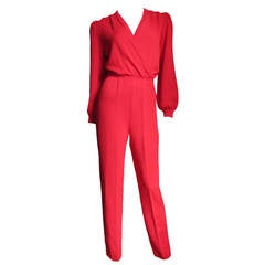 Vintage Gianni Versace Plunge Knit Jumpsuit