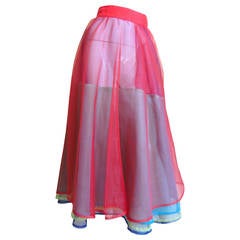 Yohgi Yamamoto Four Color Layer Skirt