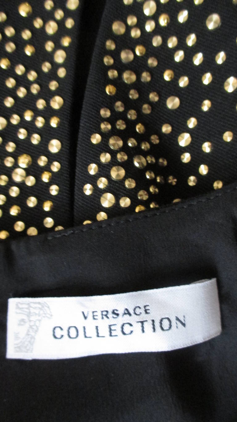 Versace Dress with Studs  4