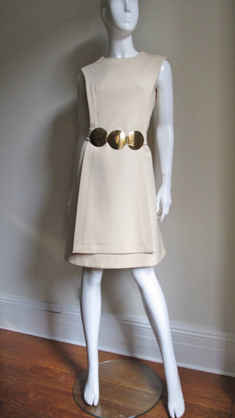 Women's 1960's Pierre Cardin Dress With Hardware