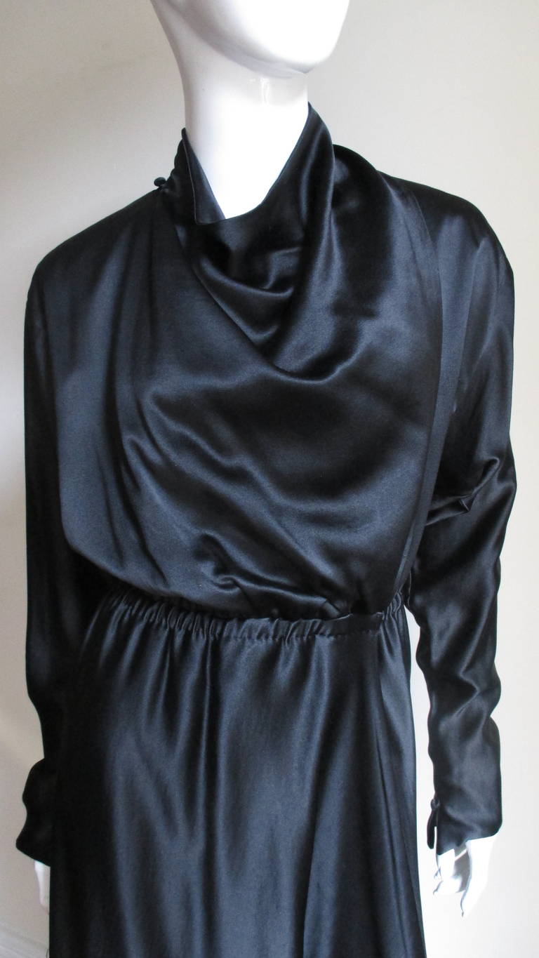 Halston 1970s Silk Wrap Dress For Sale at 1stDibs | halston wraps 70s ...