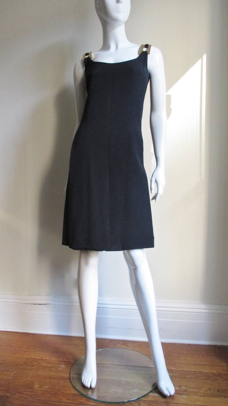 Donald Brooks Dress with Hardware 1960s For Sale 1