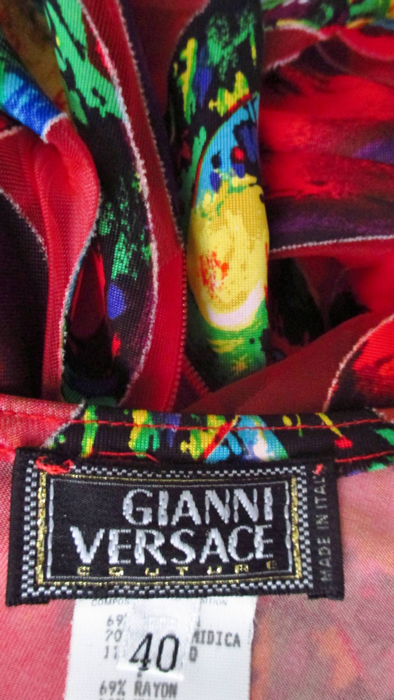 1990's Gianni Versace Heart Dress 5