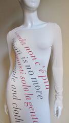Moschino 'Fashion is no more'  Dress