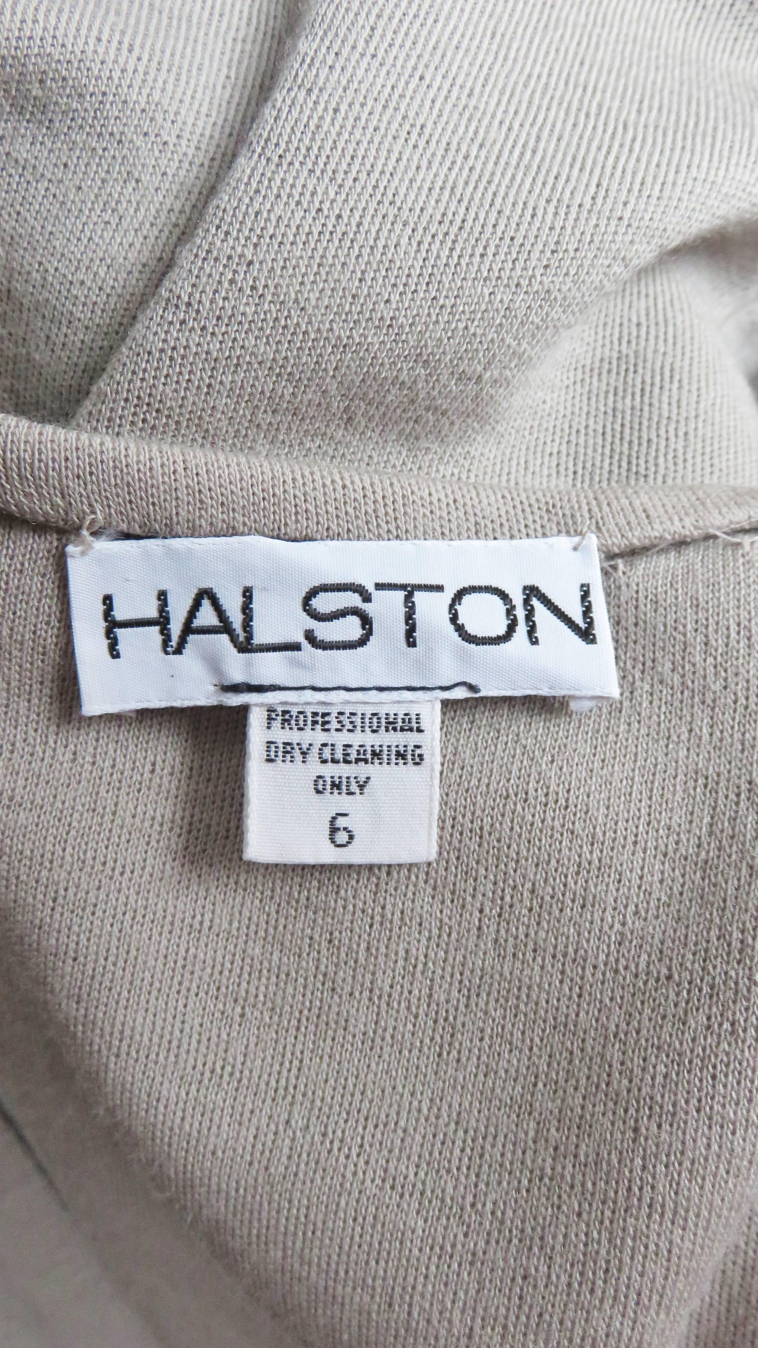 Halston Plunge Dolman Sleeve Dress 5