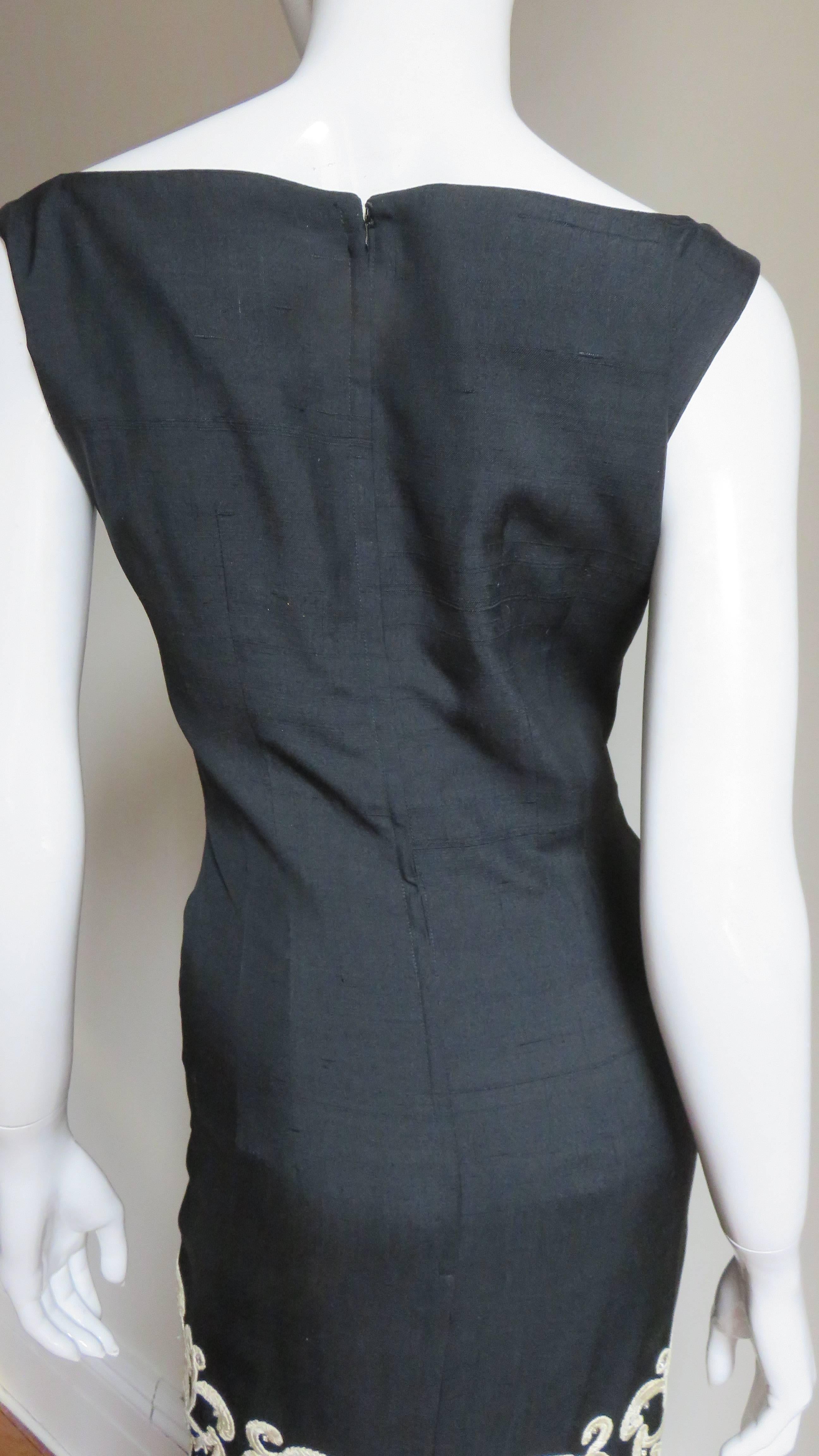 Maxivestido de los años 60 con bordados de Mr. Blackwell 5