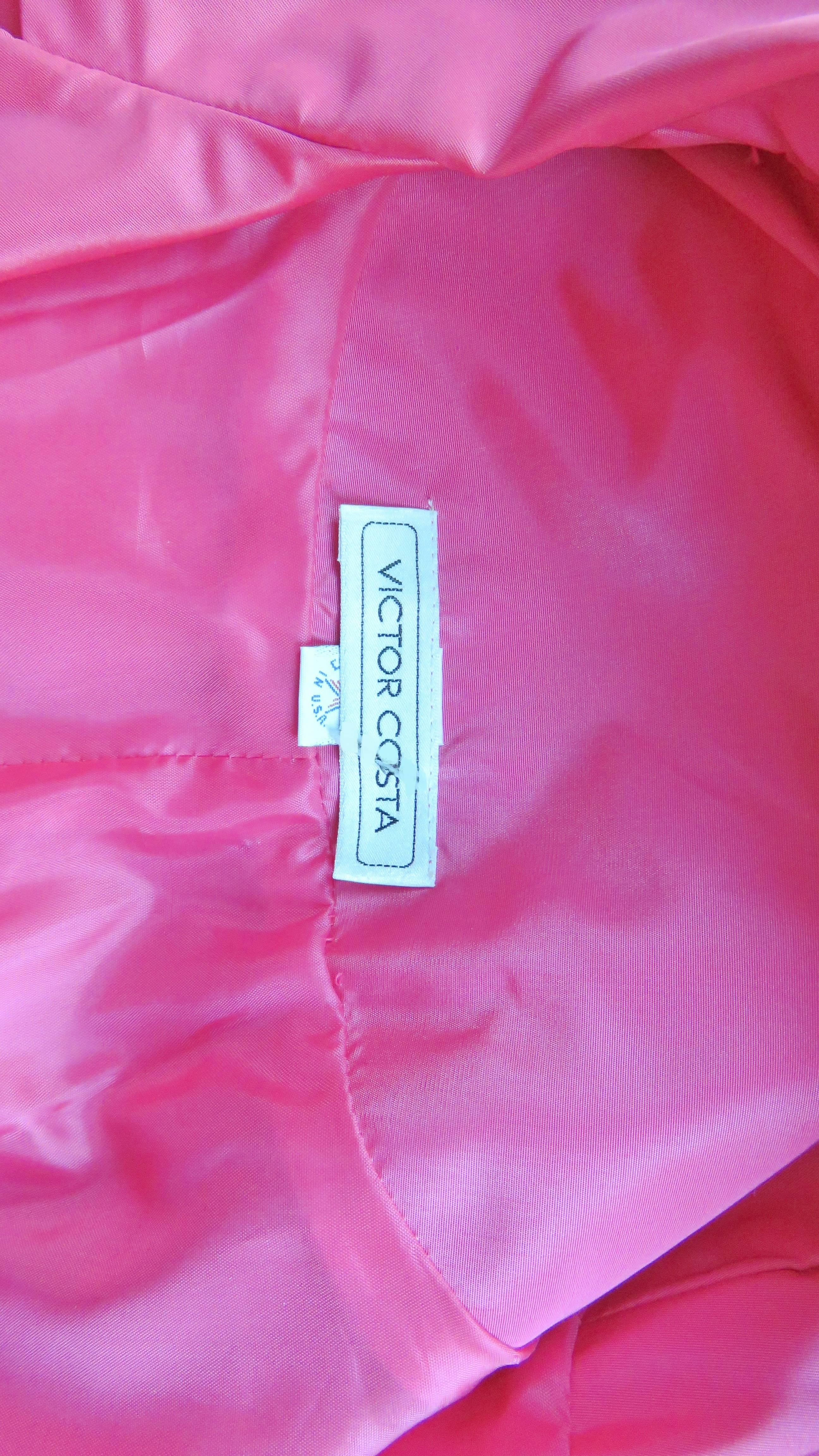 Victor Costa New Swing Coat 1980s 7