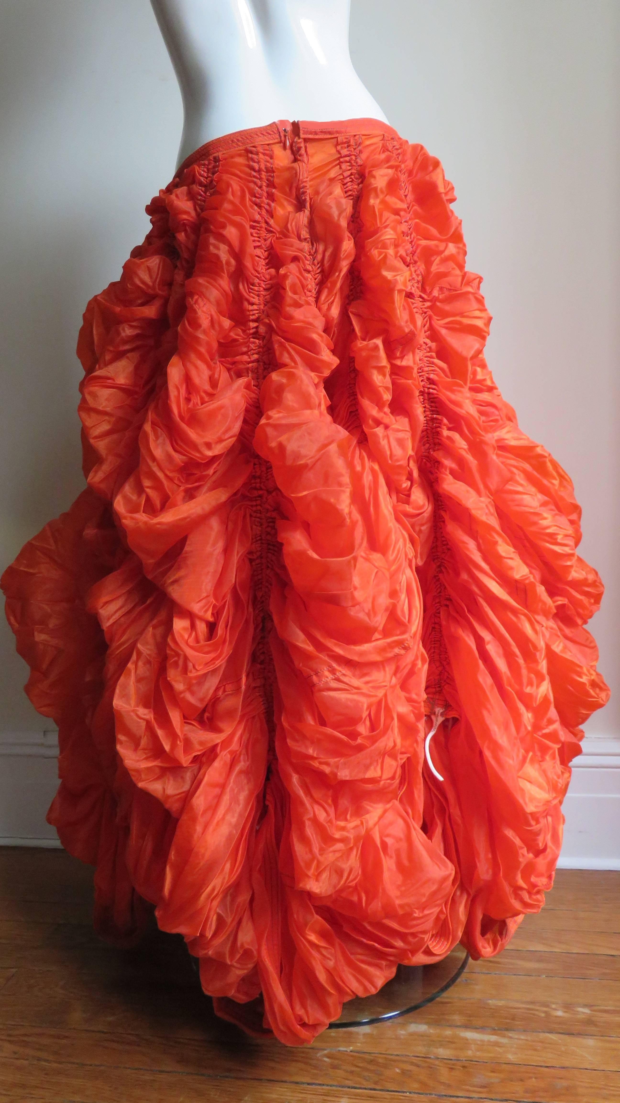 Rare Iconic Museum Exhibited 1970's Norma Kamaili Parachute Skirt 3