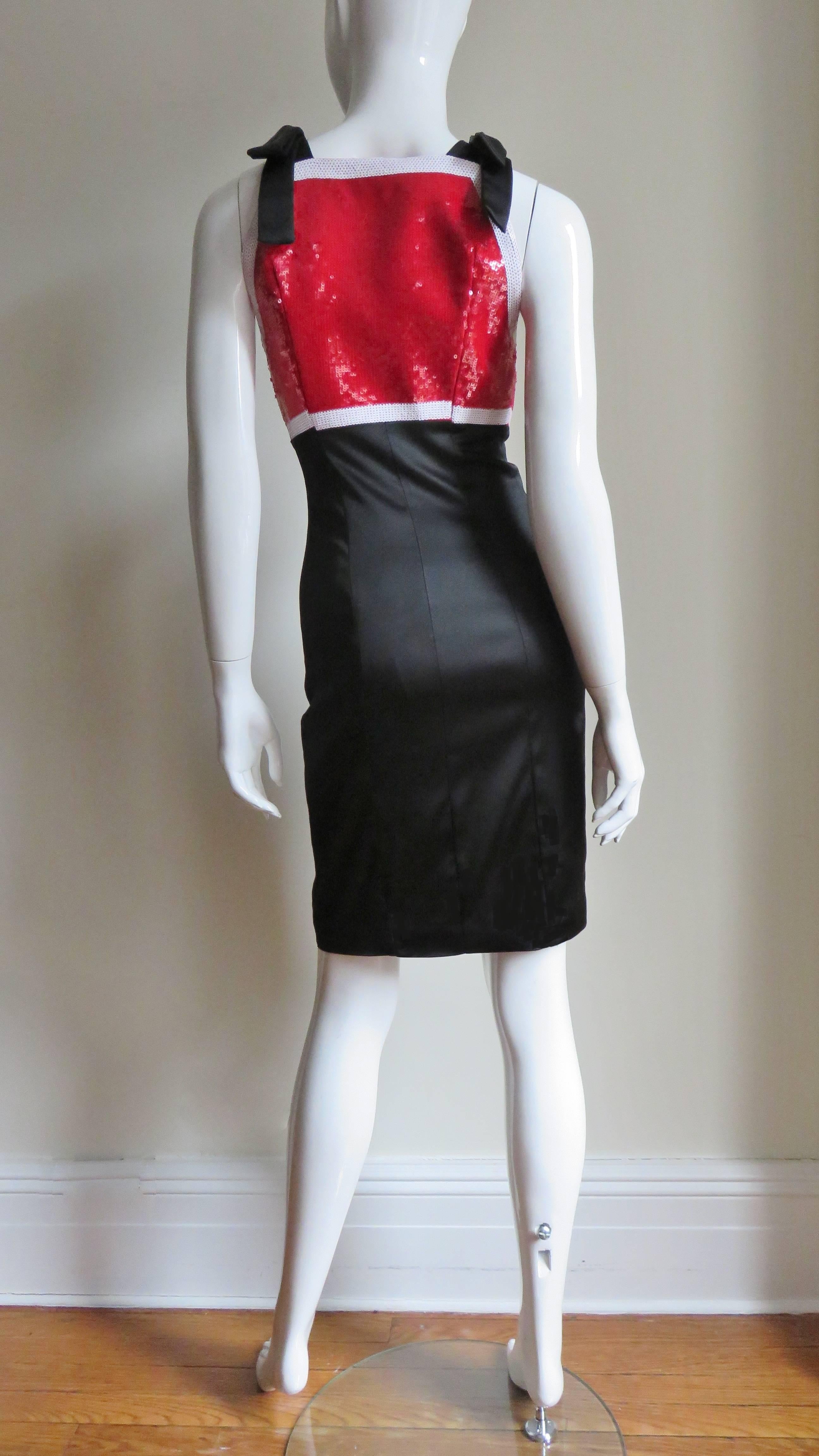 Women's Moschino Couture Sequin SHOP Sign Dress