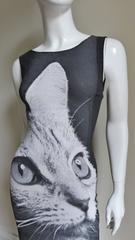 Dolce & Gabbana Vintage Silk Cat Print Dress