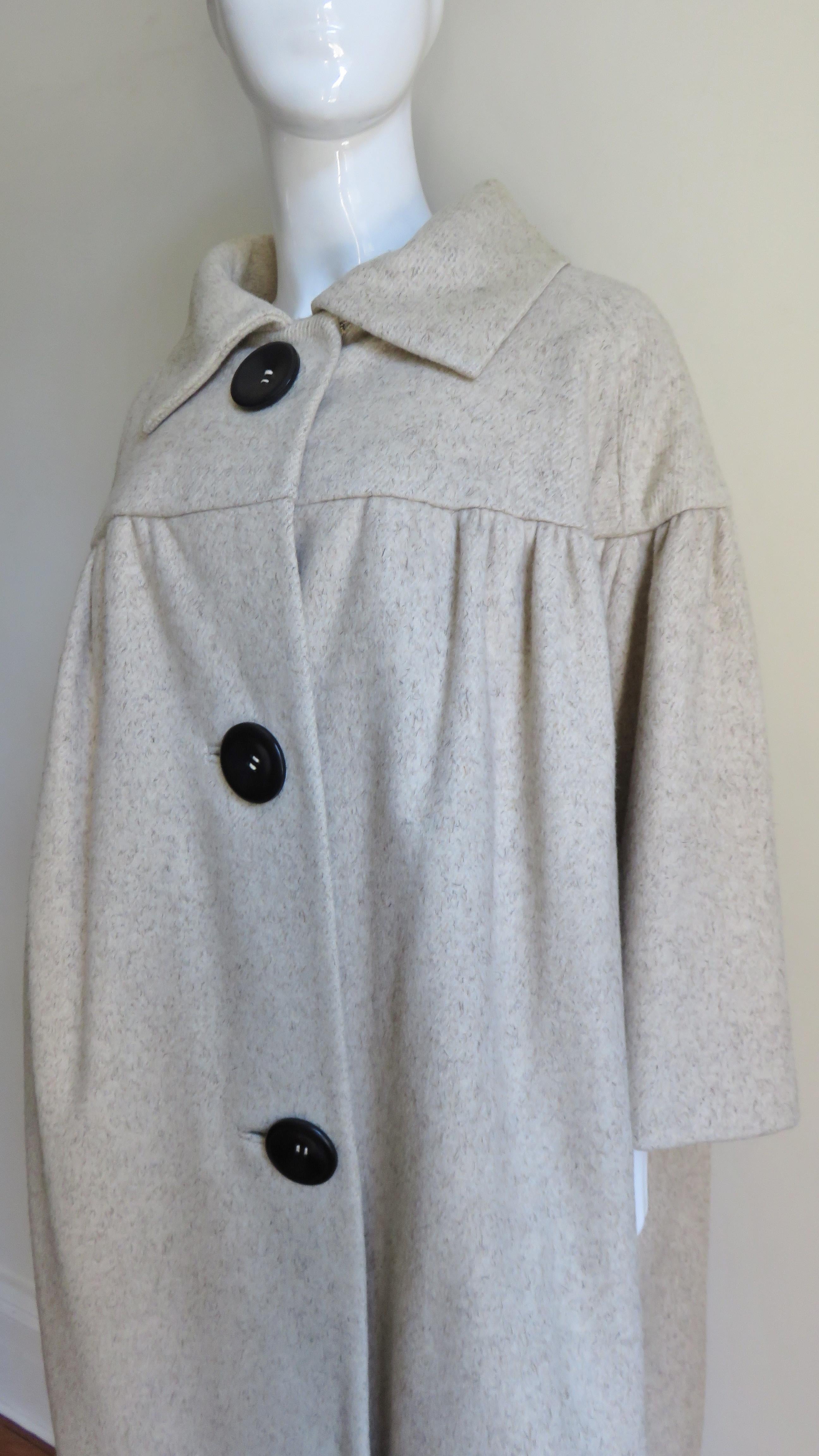 1950s Norman Norell Coat In Good Condition In Water Mill, NY