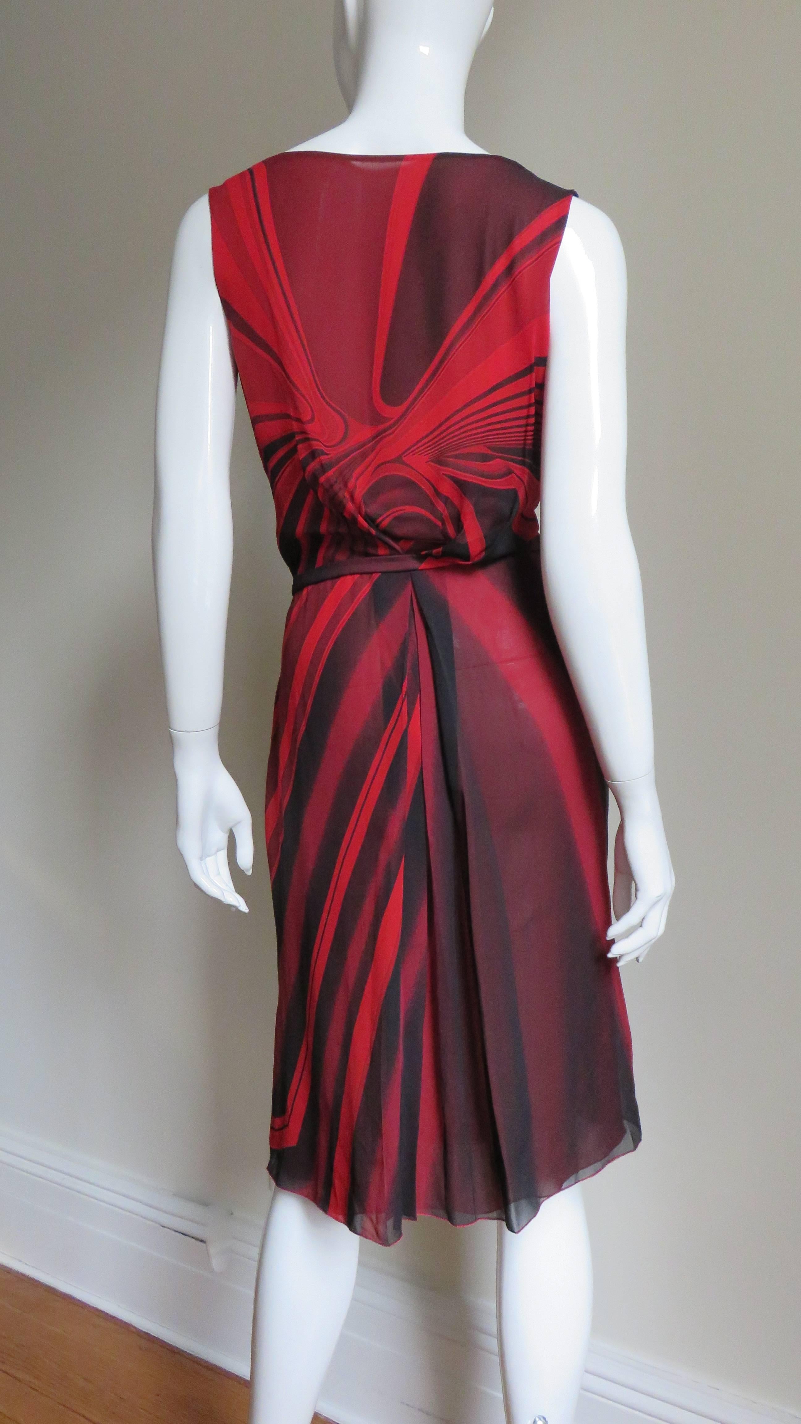 Gianni Versace Plunge Wrap Dress 1