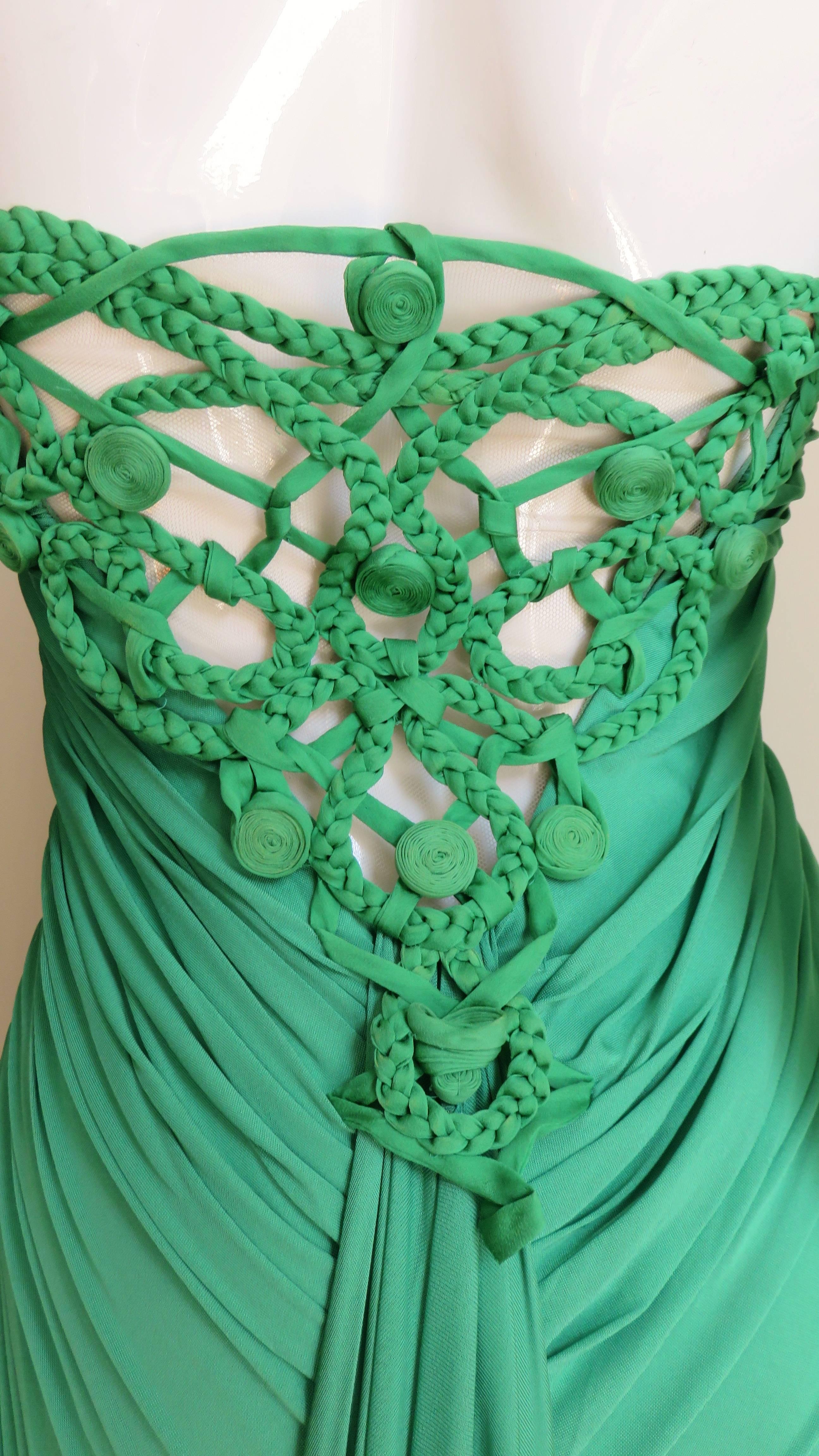 Versace  Elaborate Back Gown 3
