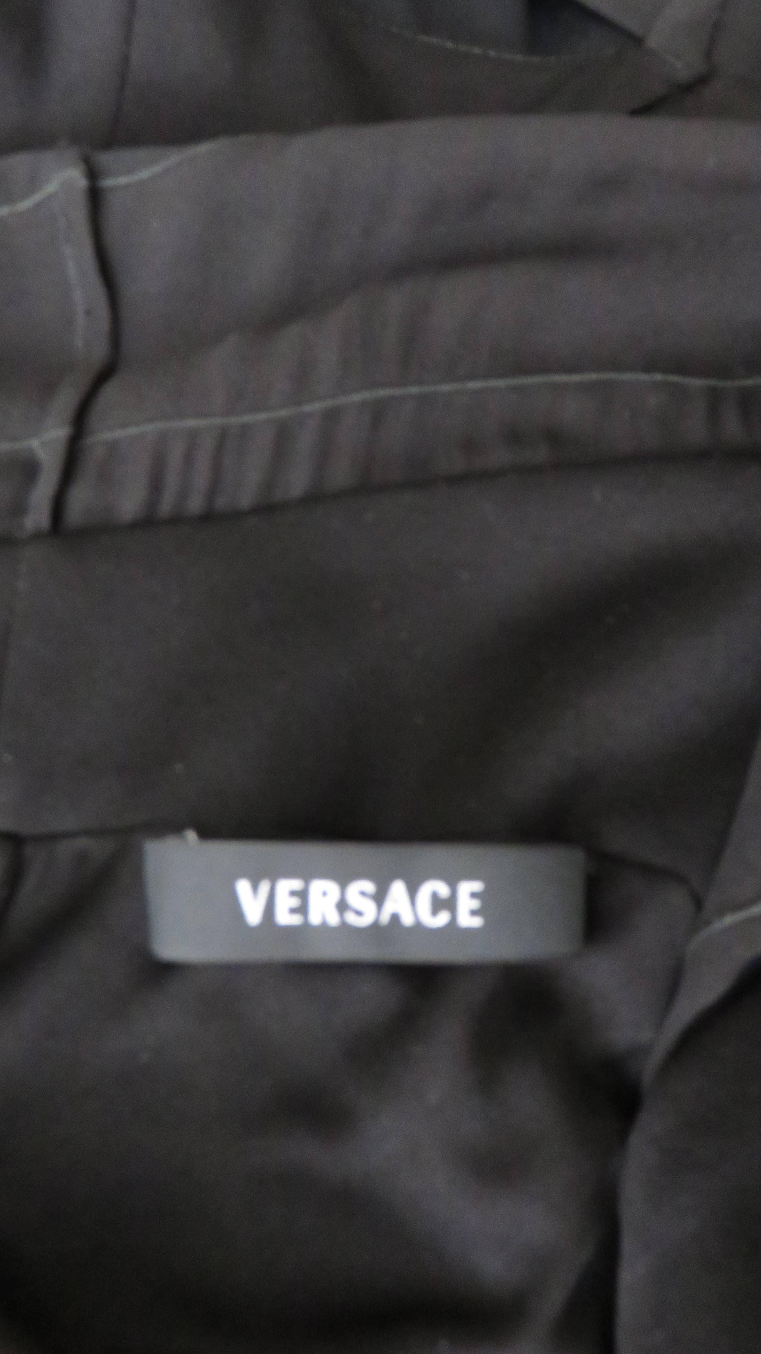 Versace Silk Dress with Back Detail 6
