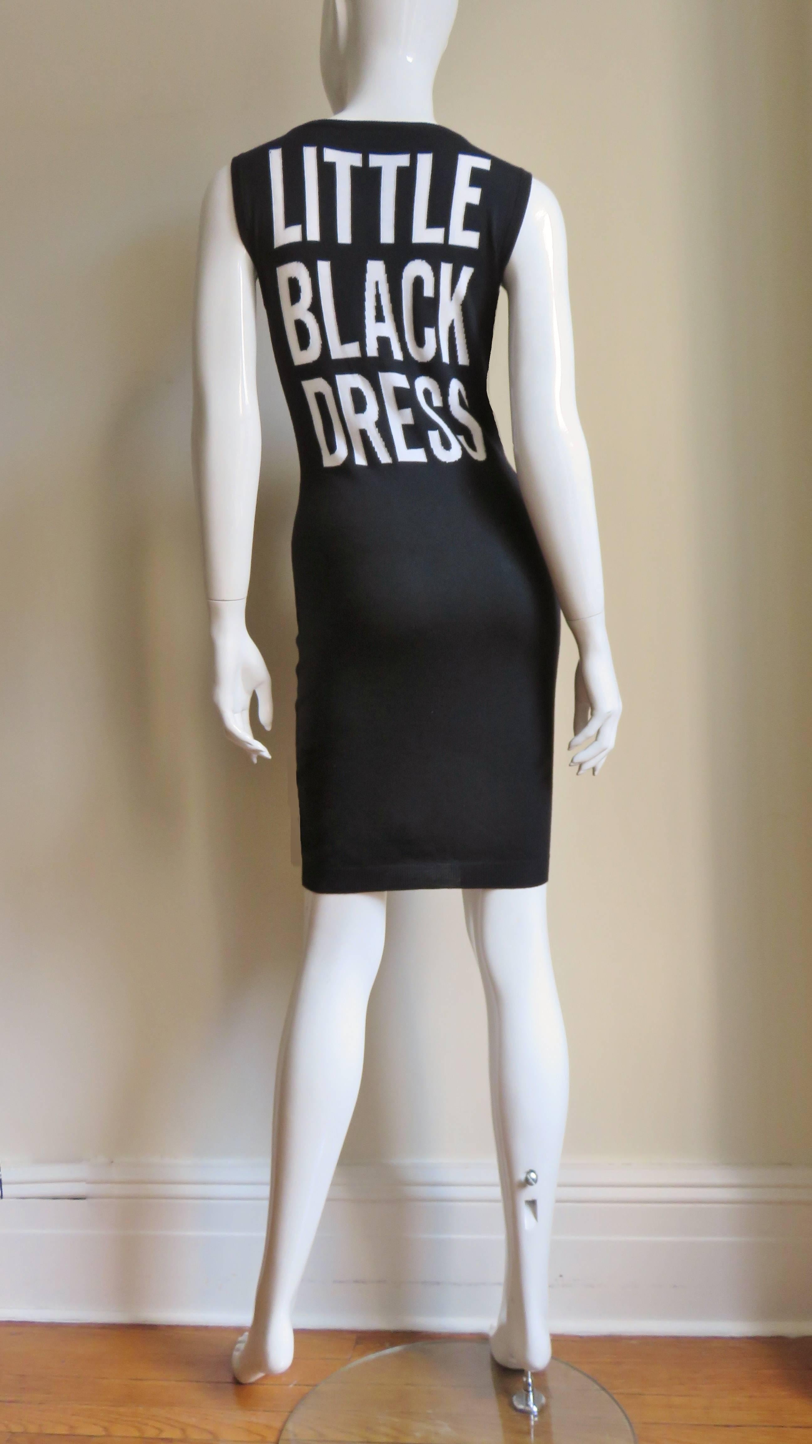 Moschino Couture ' LITTLE BLACK DRESS ' 2