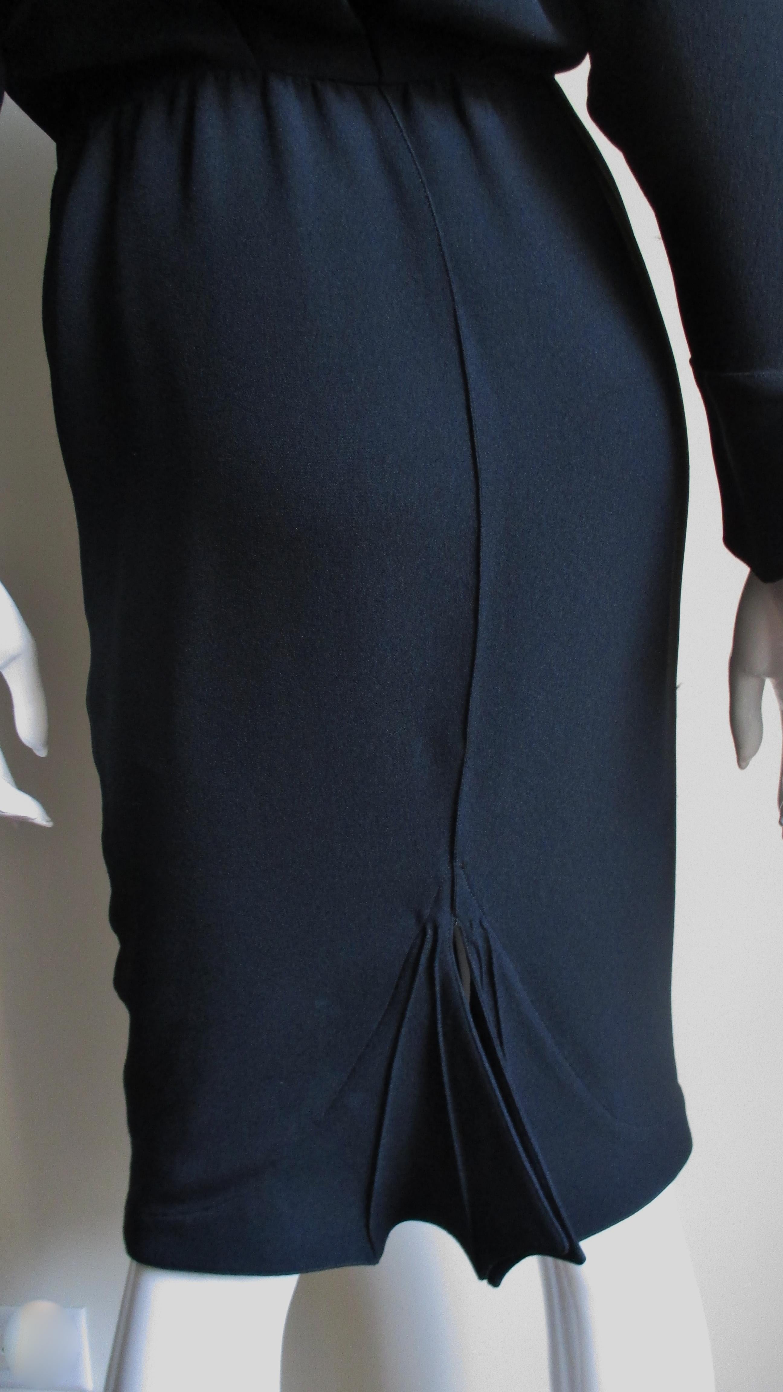 1980s Thierry Mugler Modern Gothic Dress 11