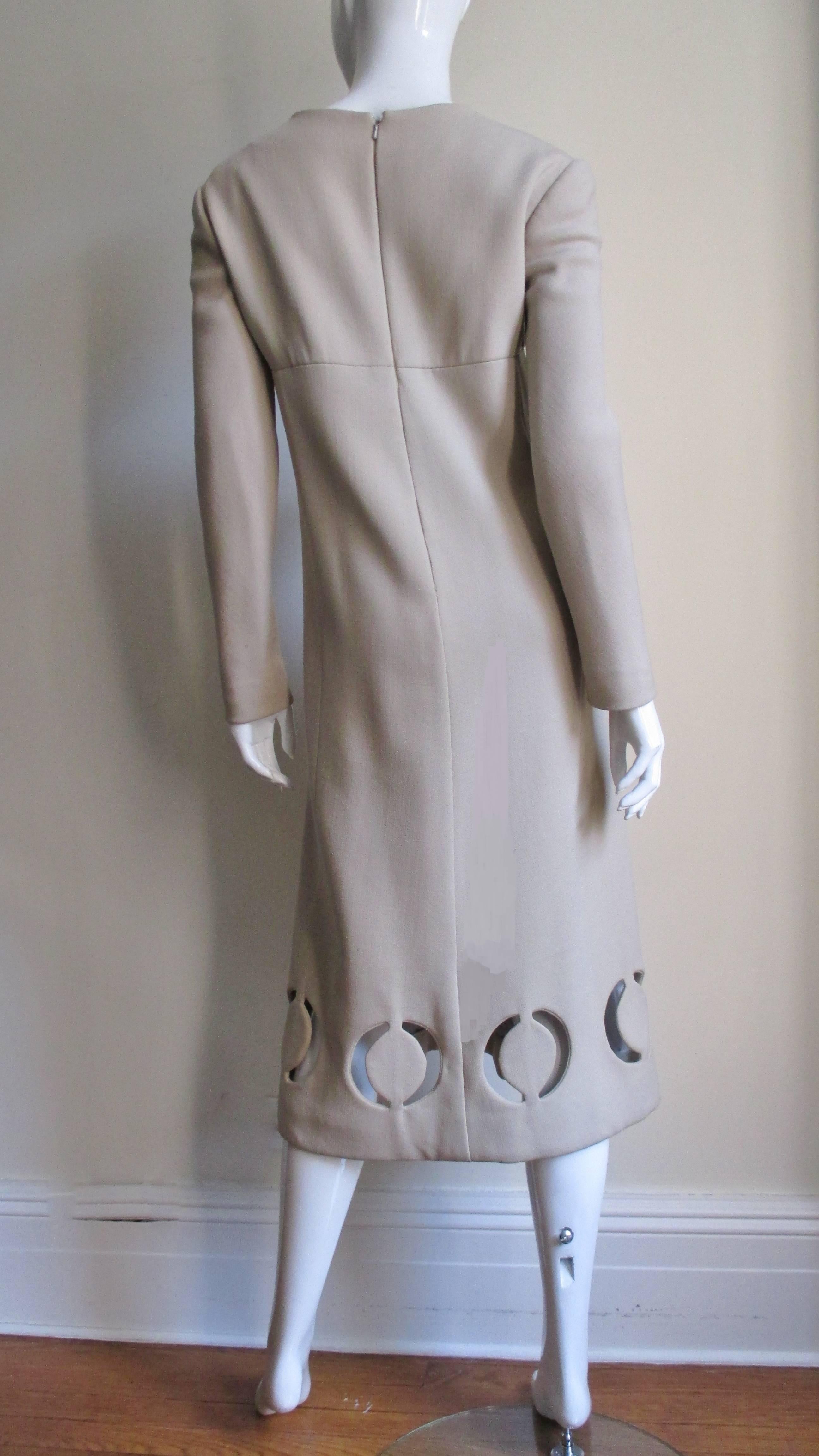  Pierre Cardin 1960s Dress with Cut out Hem 5
