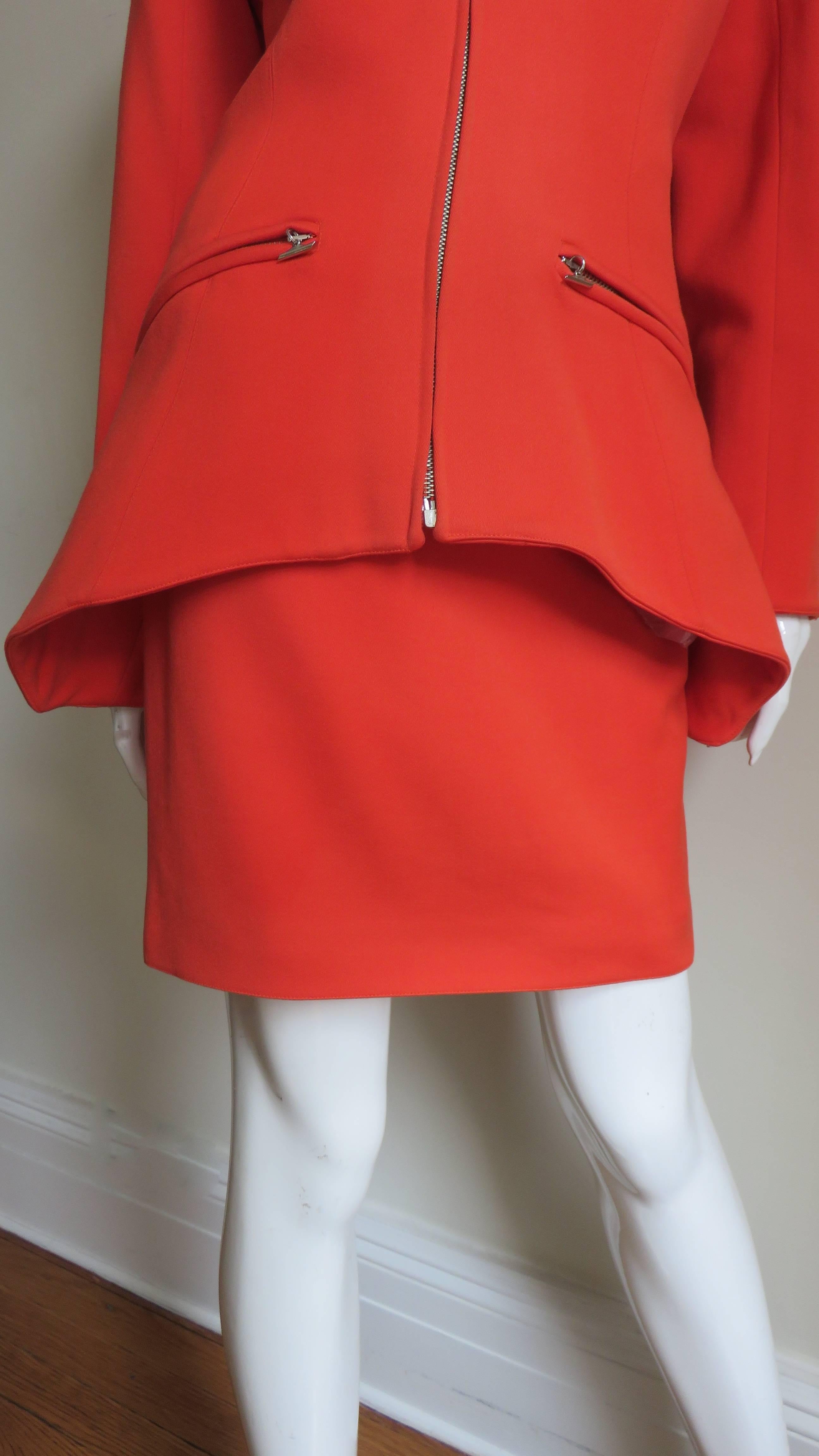 Claude Montana New Skirt Suit A/W 1991 In New Condition For Sale In Water Mill, NY