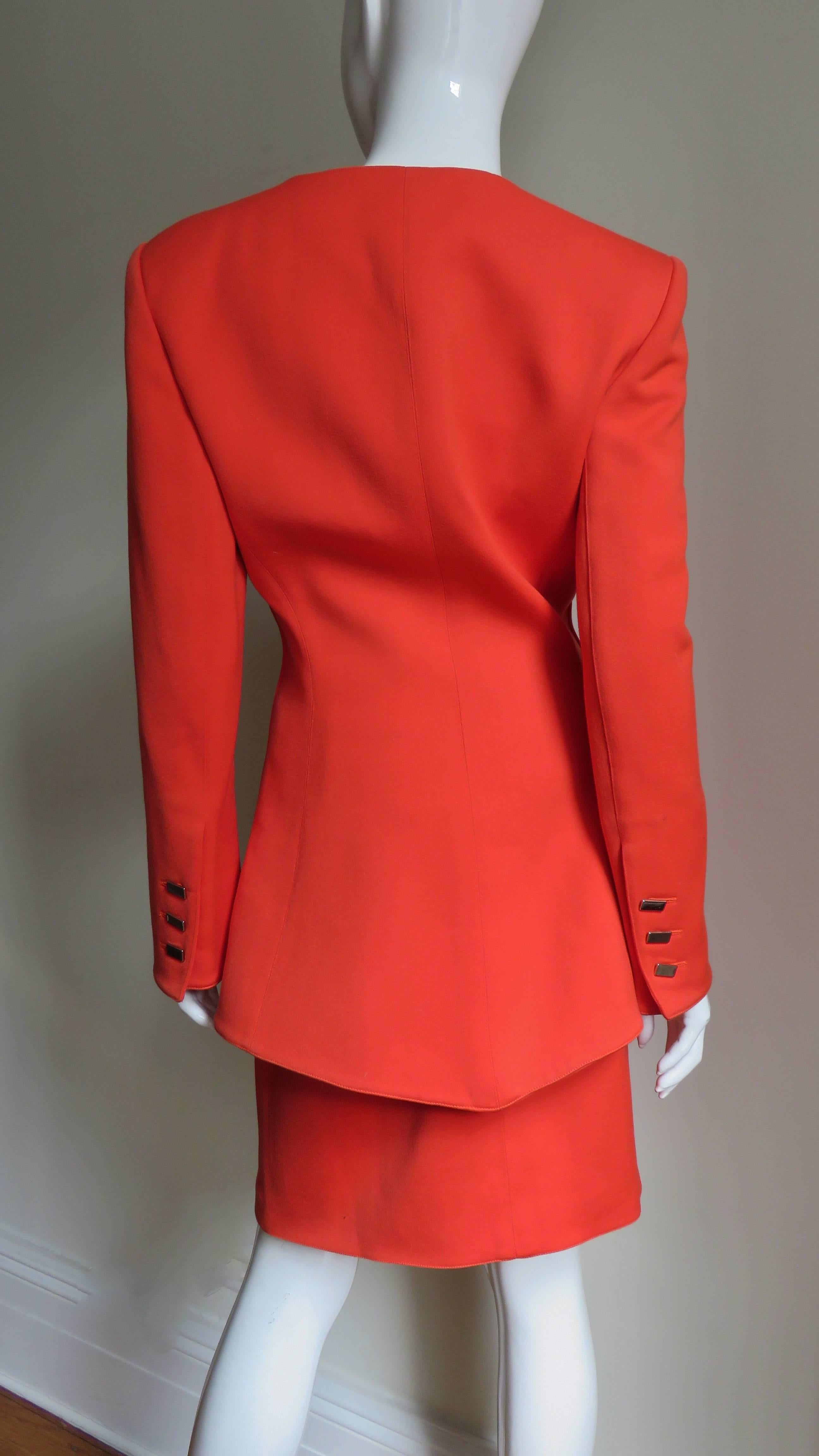Claude Montana New Skirt Suit A/W 1991 For Sale 2