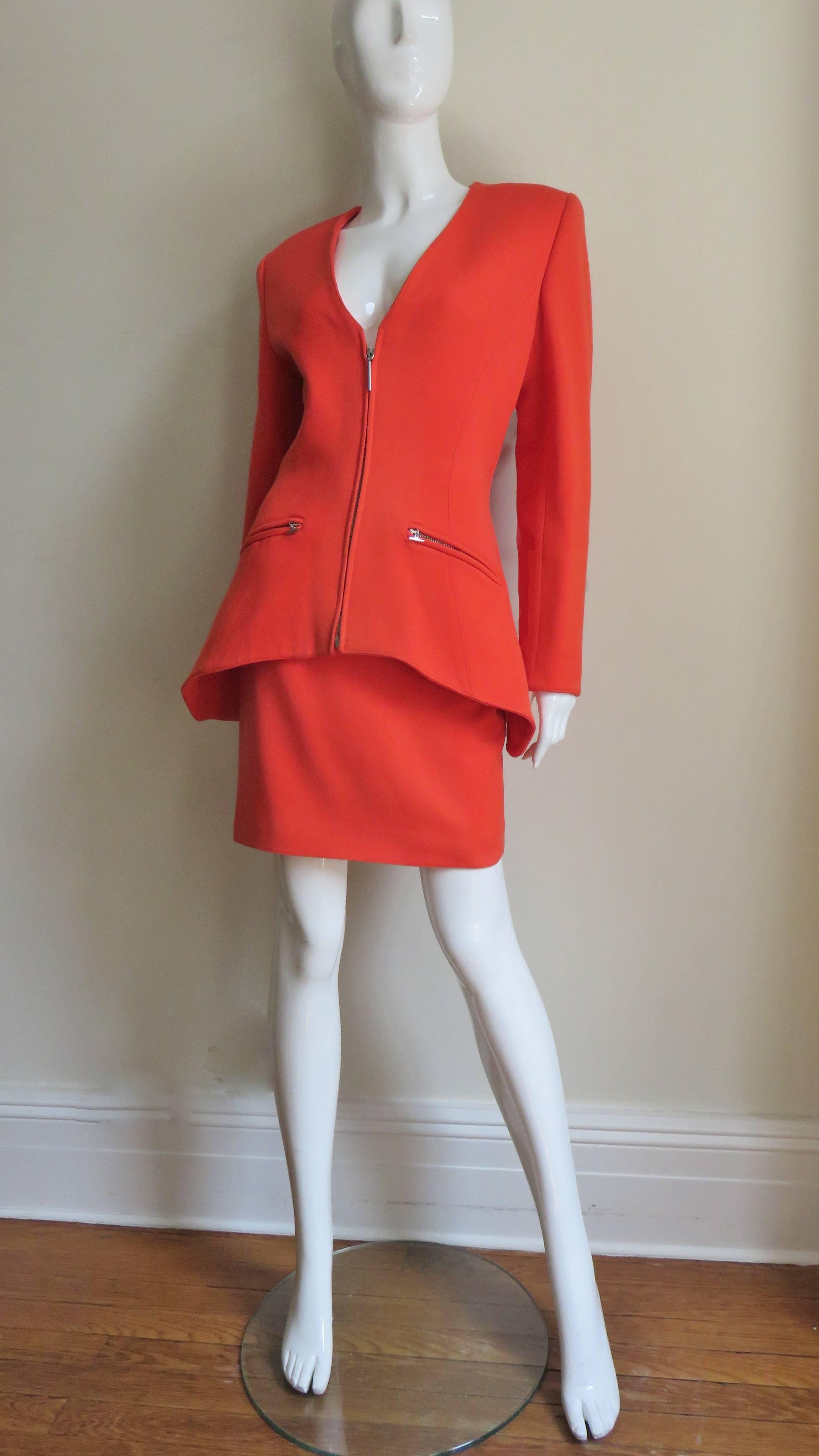 Claude Montana New Skirt Suit A/W 1991 For Sale 1