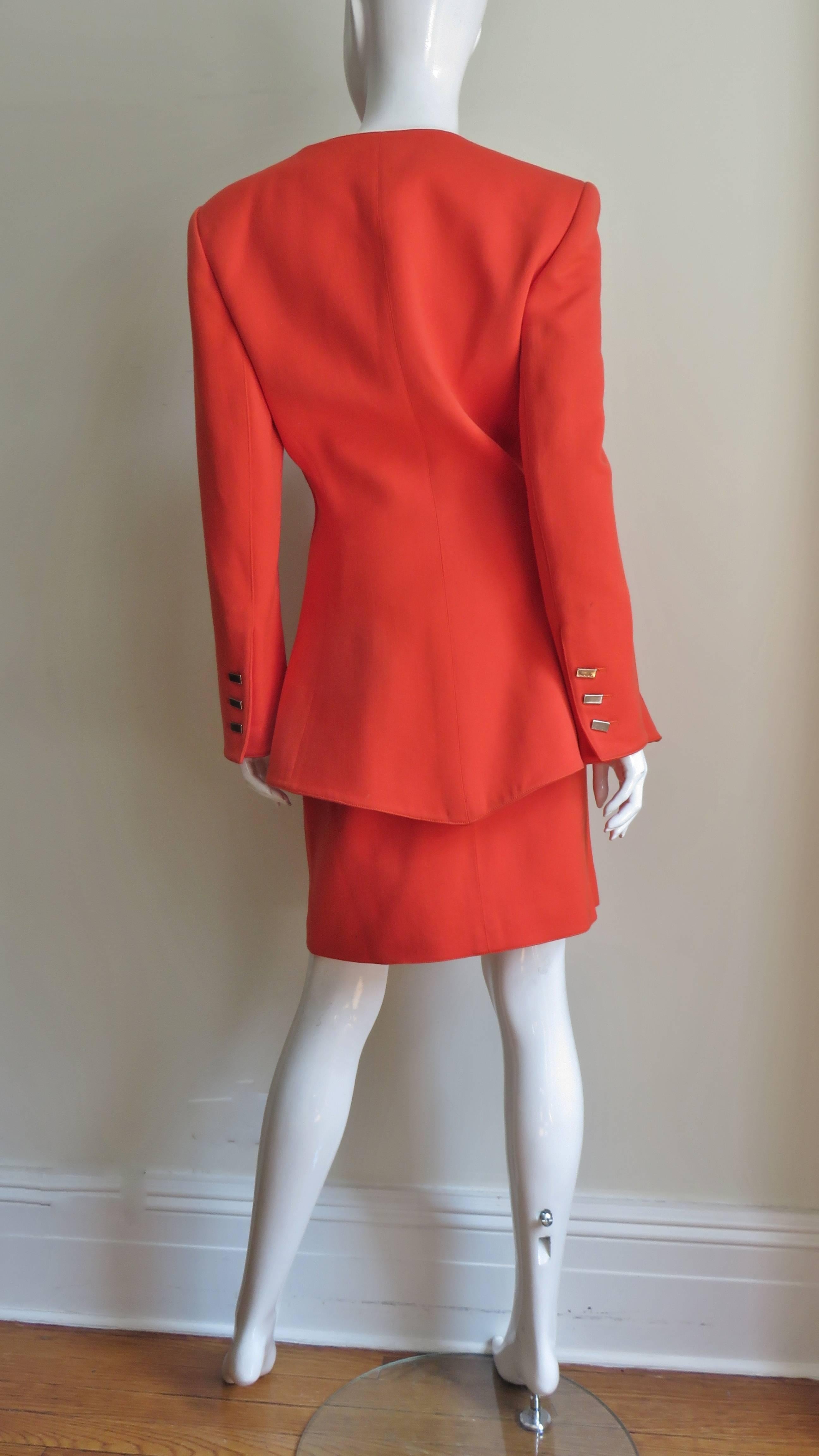 Claude Montana New Skirt Suit A/W 1991 For Sale 5