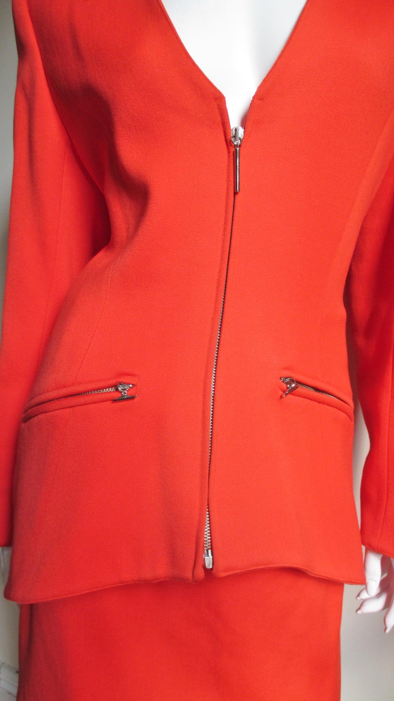 Claude Montana New Skirt Suit A/W 1991 For Sale at 1stDibs