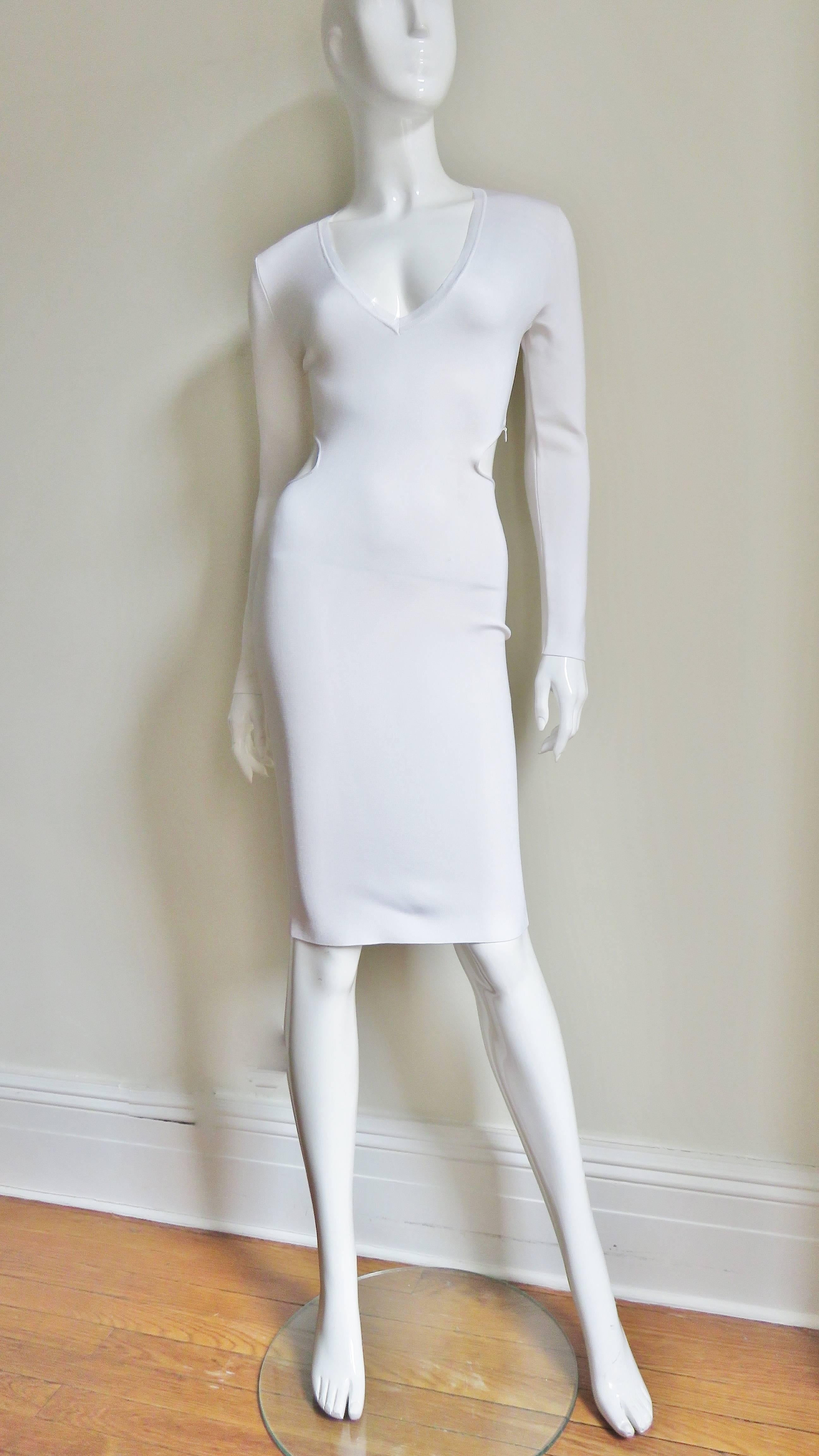 Incredible Tom Ford Plunging Cutout Waist Dress In Excellent Condition In Water Mill, NY