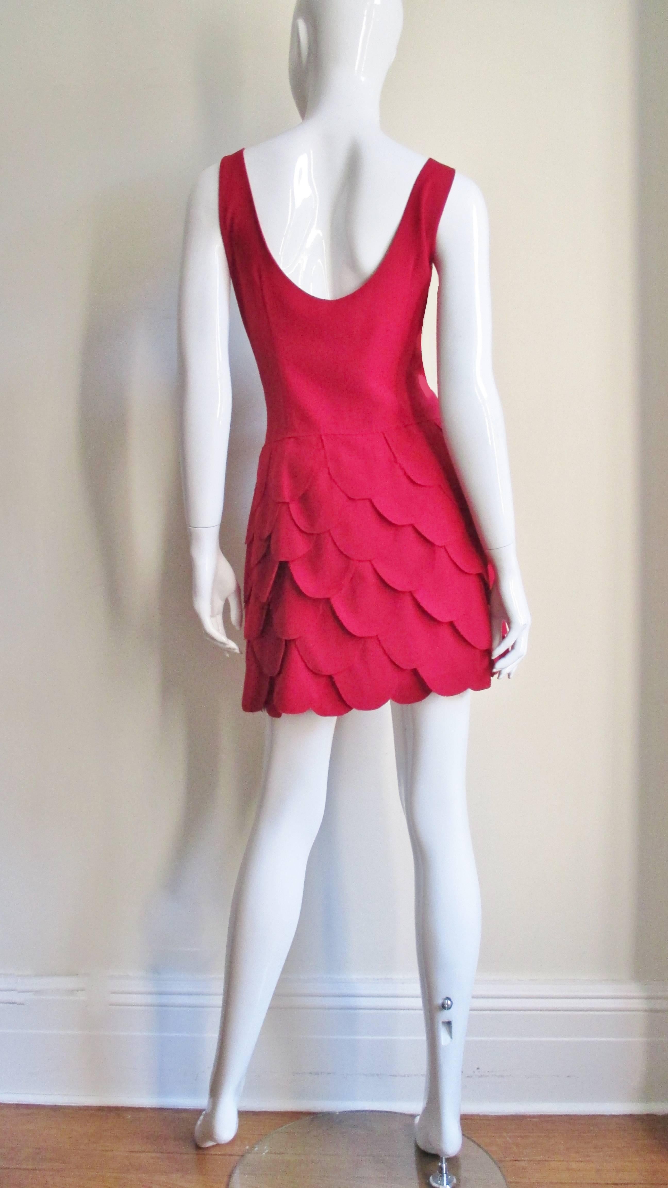  Moschino New Dress with Petal Skirt For Sale 6