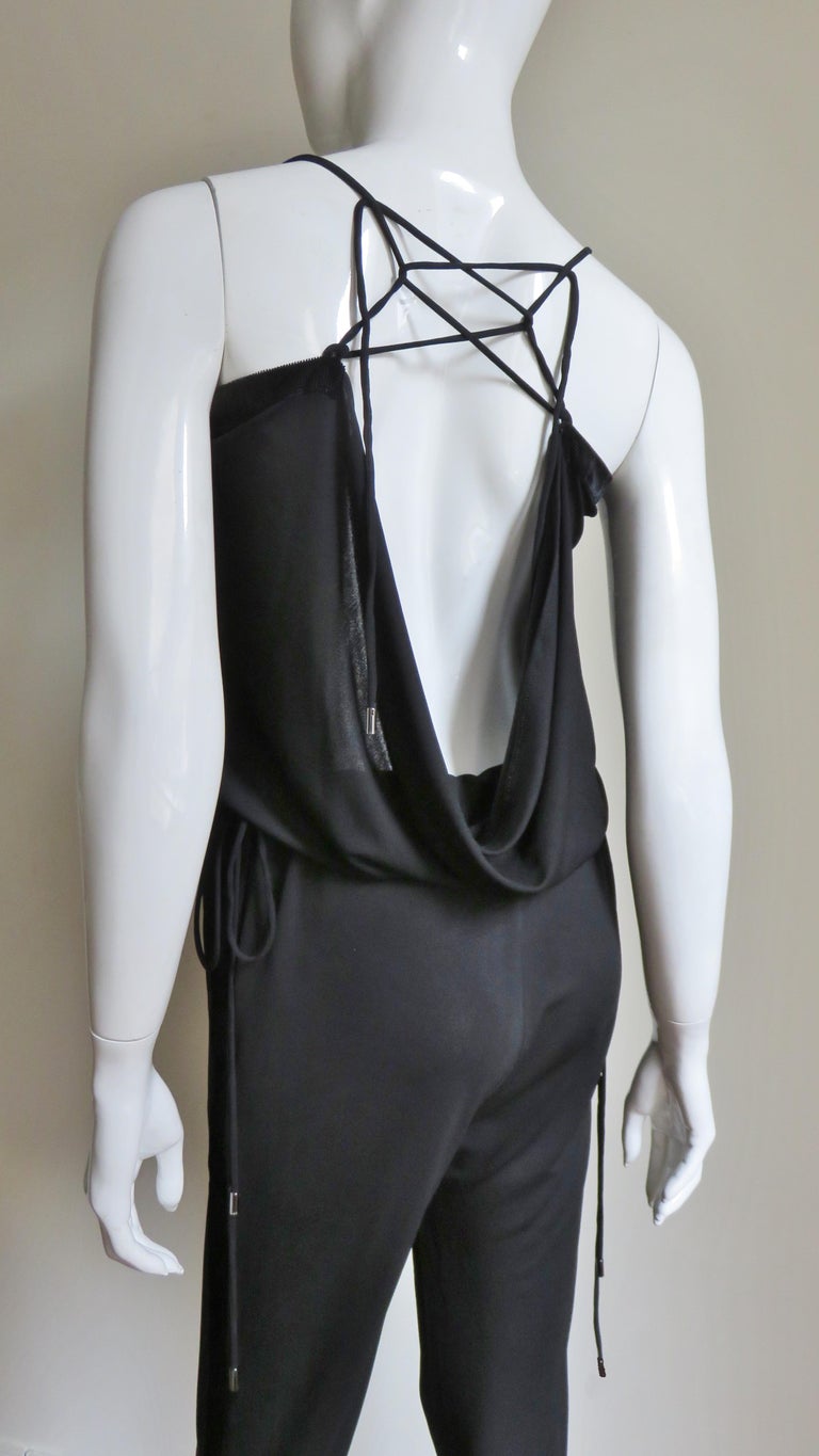 Gucci Backless Jumpsuit at 1stDibs