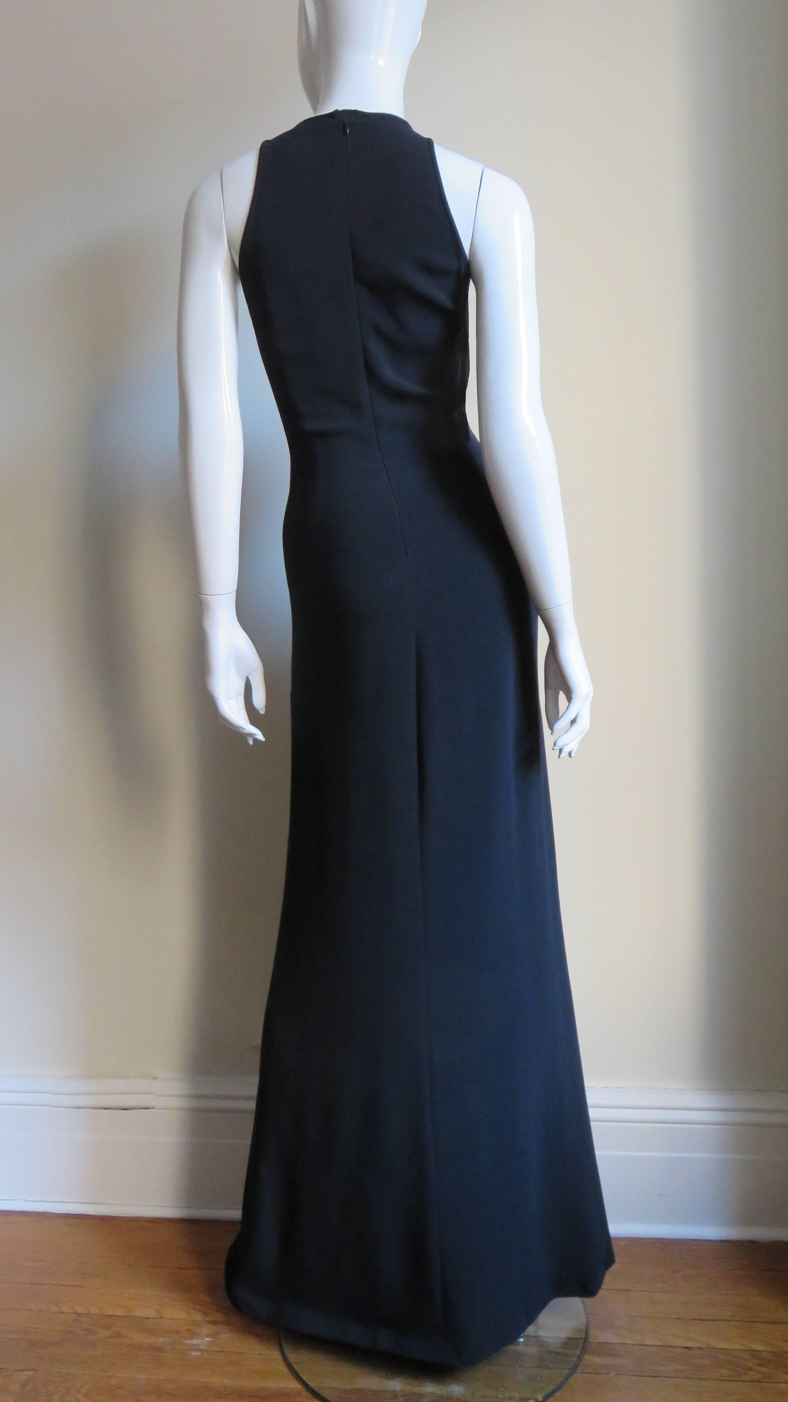 Stella McCartney Gown with Embroidery and Cutout Waist 3
