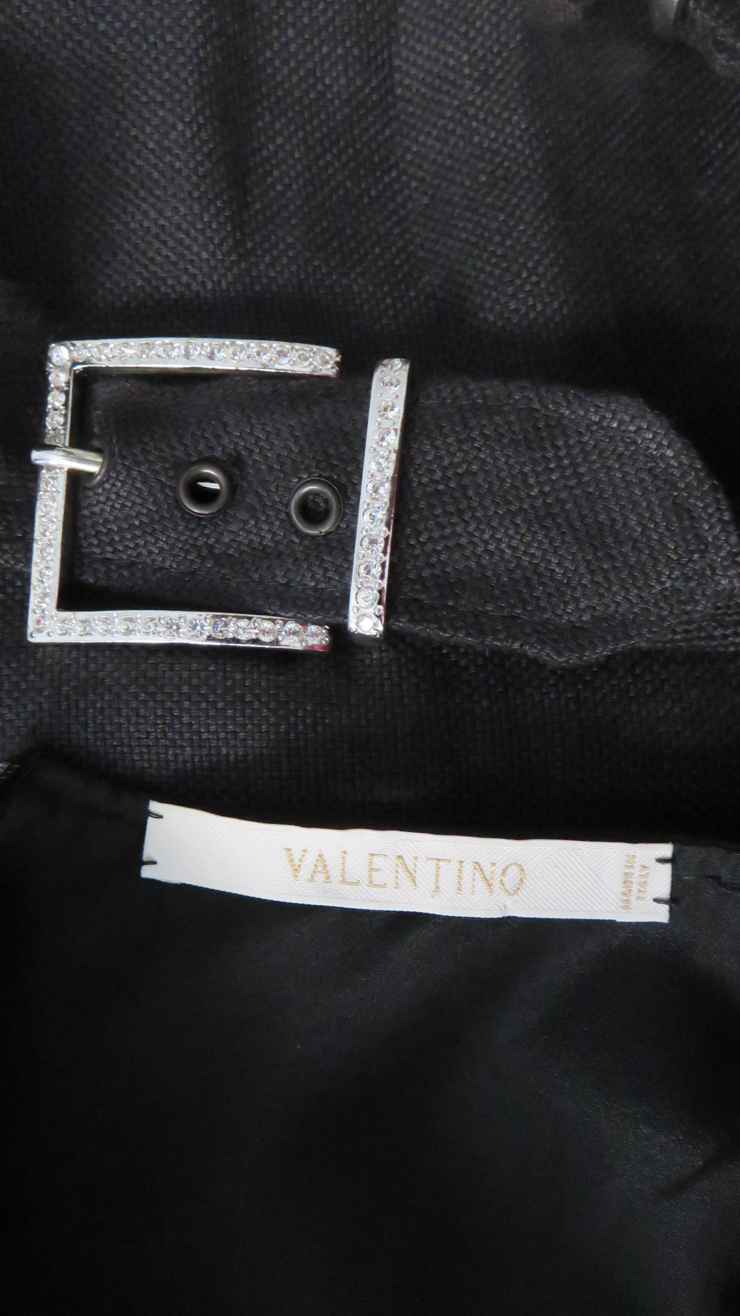Valentino Straps Bodycon Bondage Dress 7
