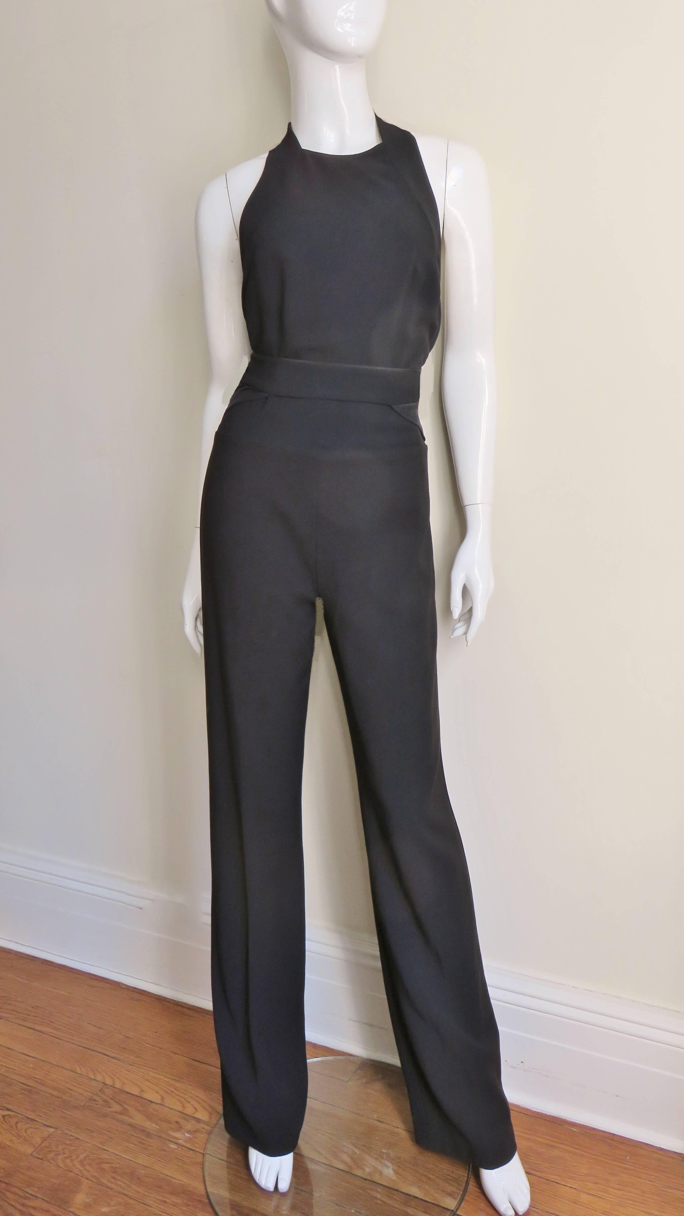 Stella McCartney Racerback Jumpsuit In Good Condition In Water Mill, NY