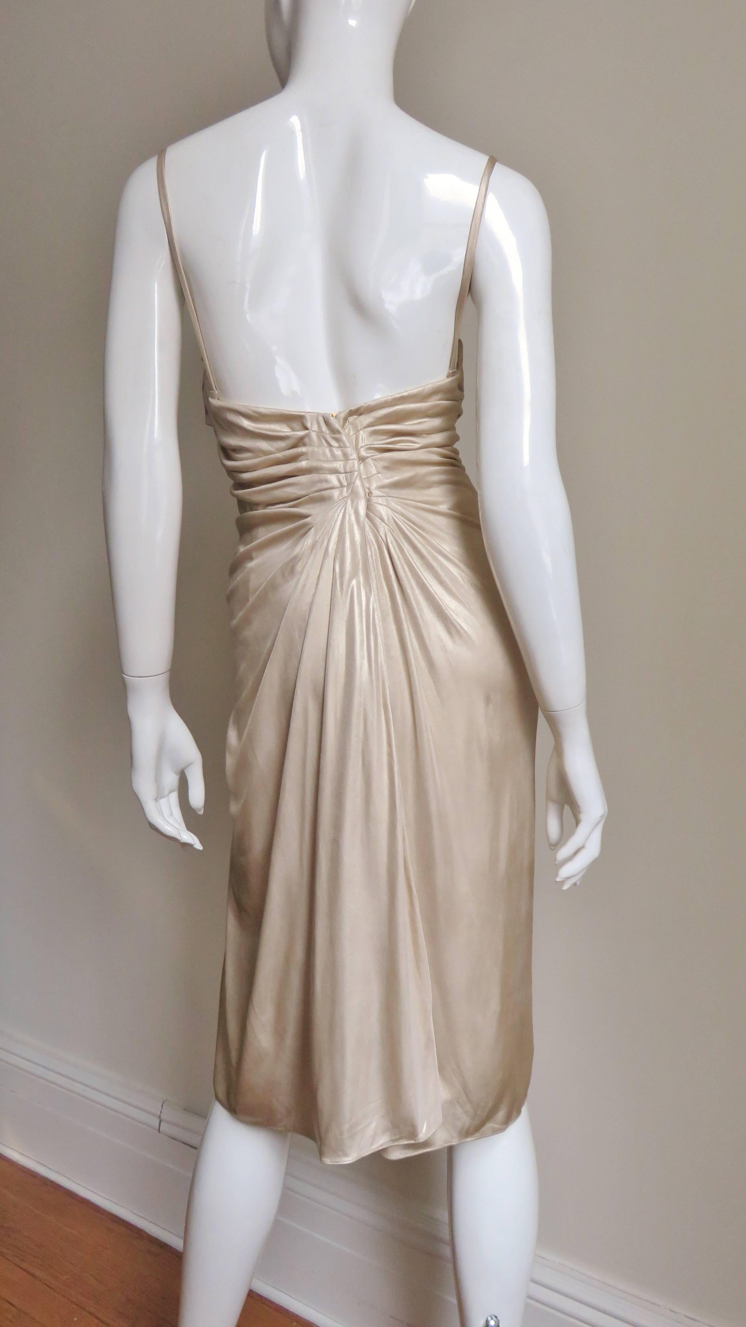 Robe bustier froncée John Galliano pour Christian Dior  en vente 5