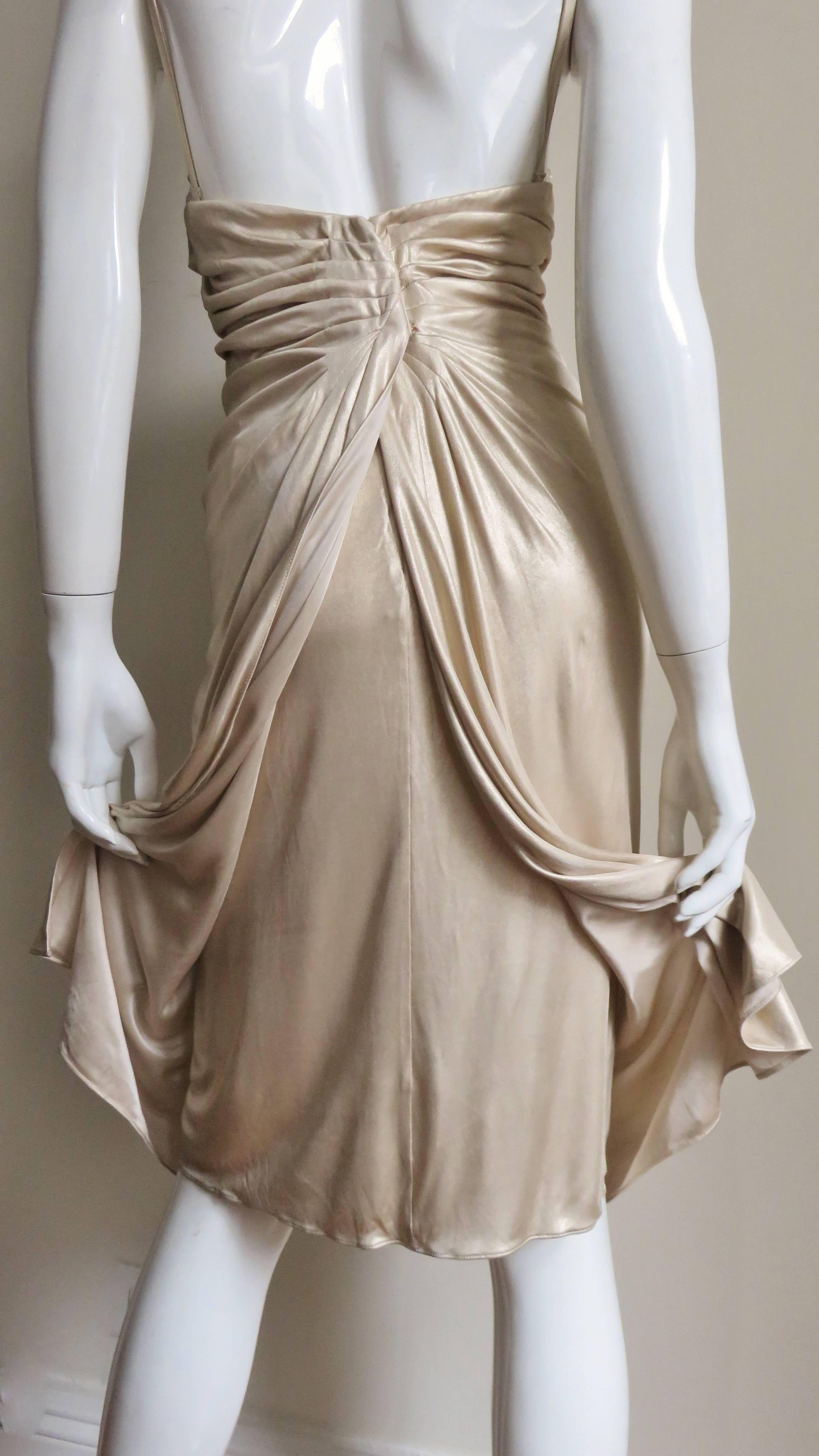 Robe bustier froncée John Galliano pour Christian Dior  en vente 9
