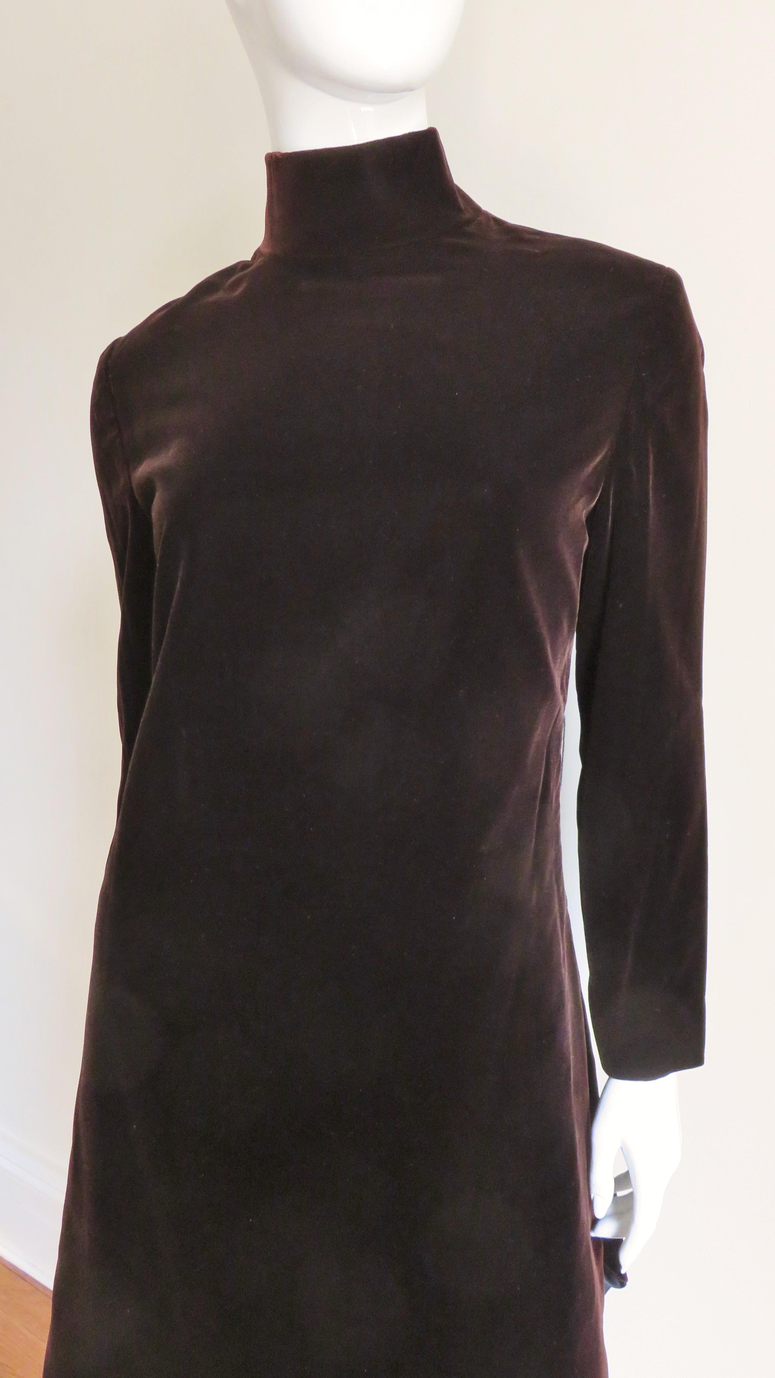 1960's Pierre Cardin Shirttail Dress In Excellent Condition In Water Mill, NY
