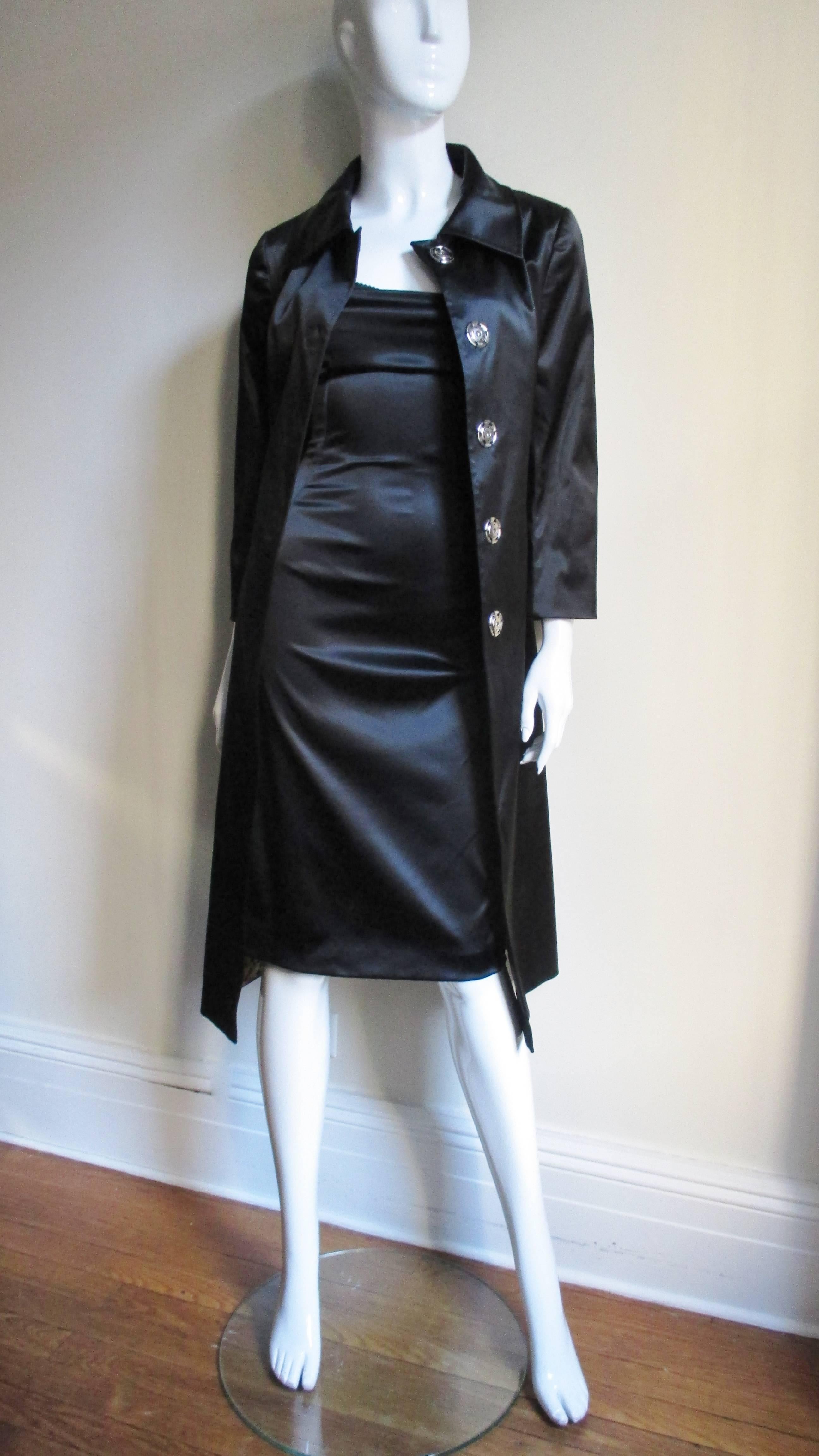 Dolce & Gabbana Leopard Lined Bodycon Dress & Coat 1