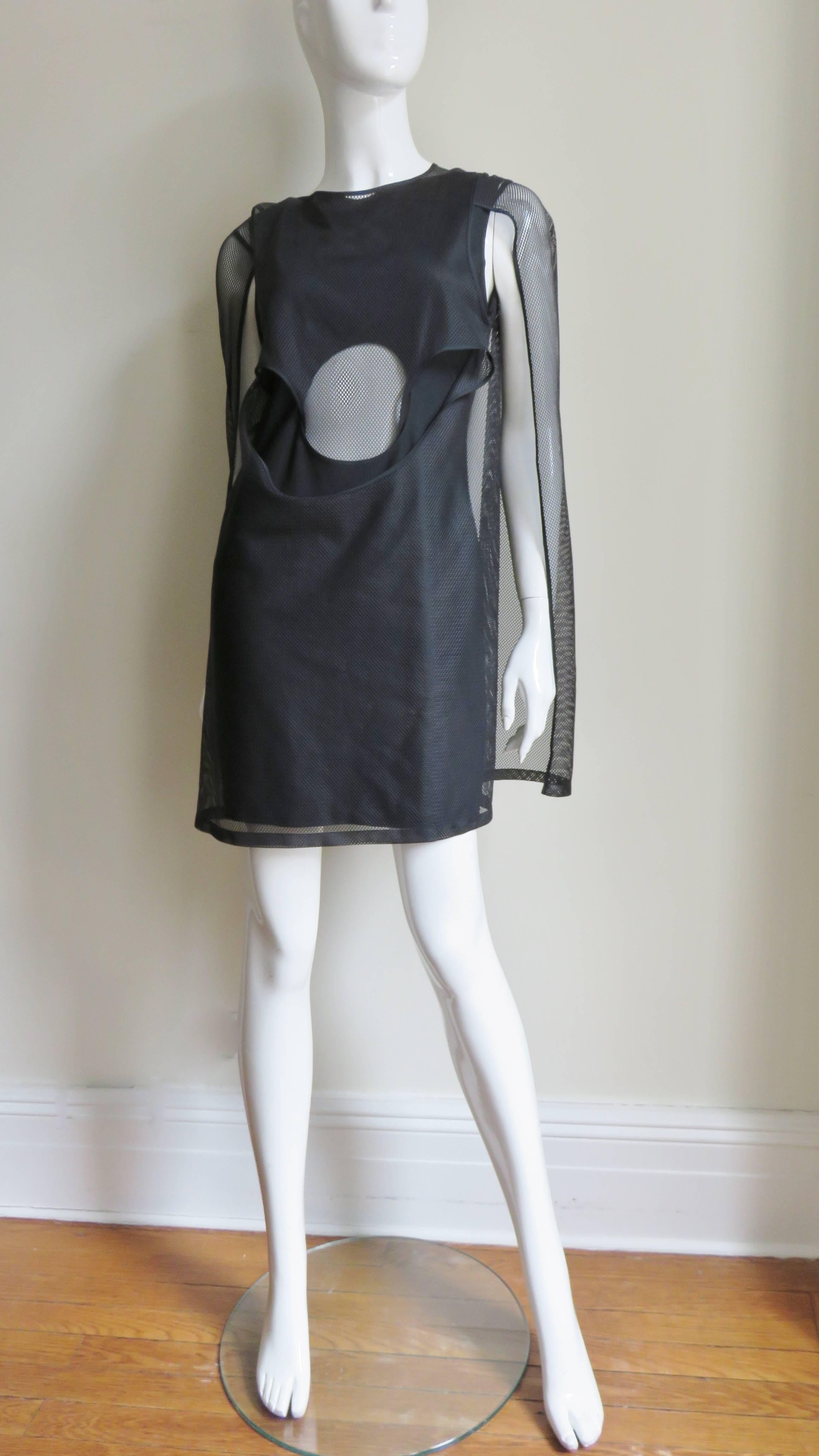 Comme des Garcons Junya Watanabe Dress with Cut Out  For Sale 1