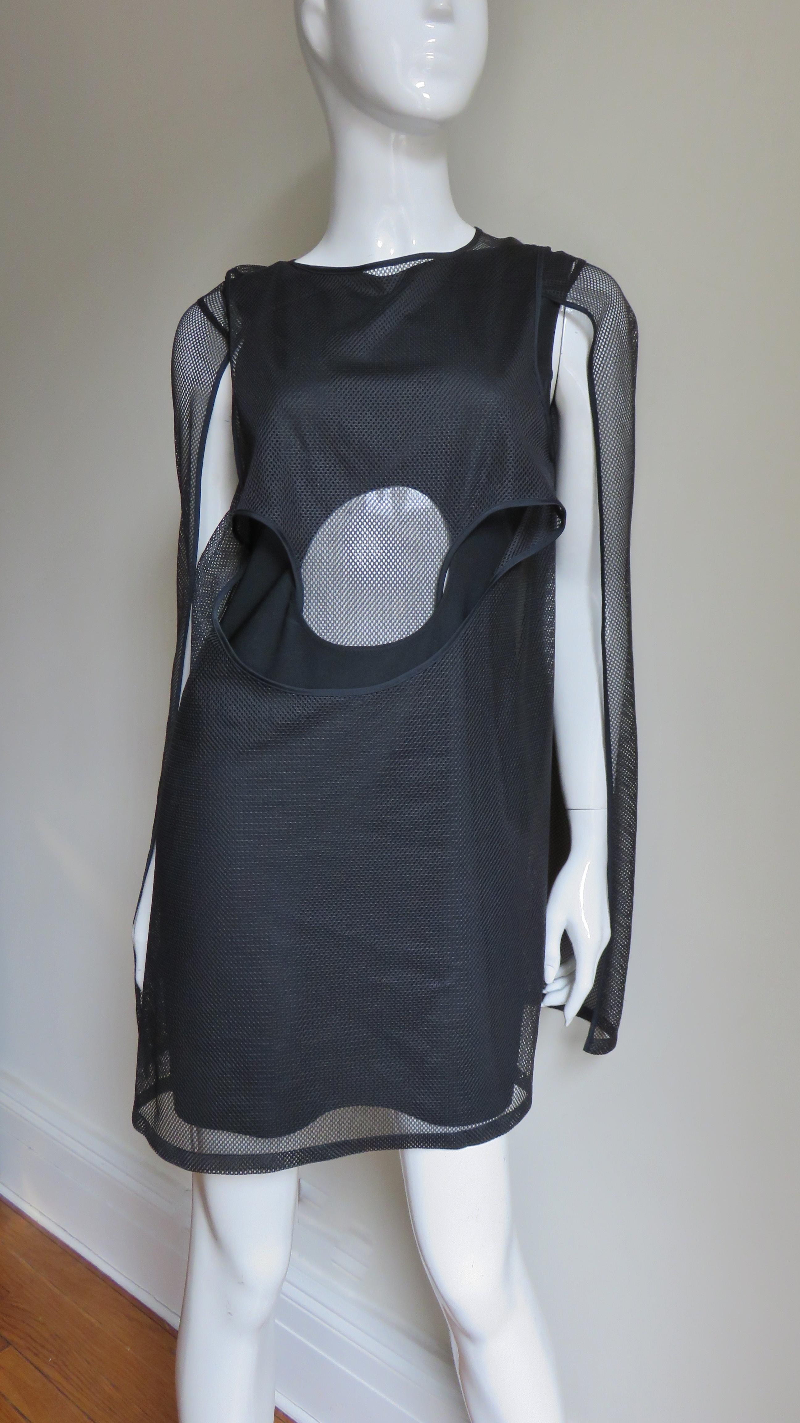 Comme des Garcons Junya Watanabe Dress with Cut Out  In Excellent Condition For Sale In Water Mill, NY